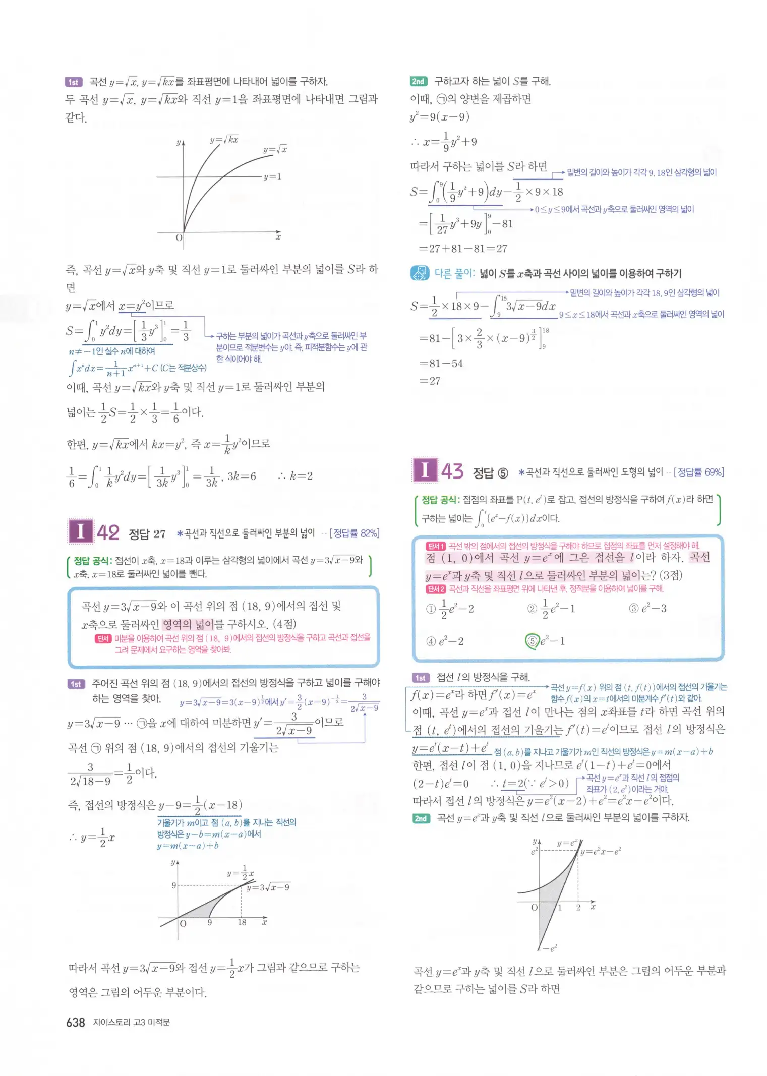 자이스토리 고3 미적분 해설2 240