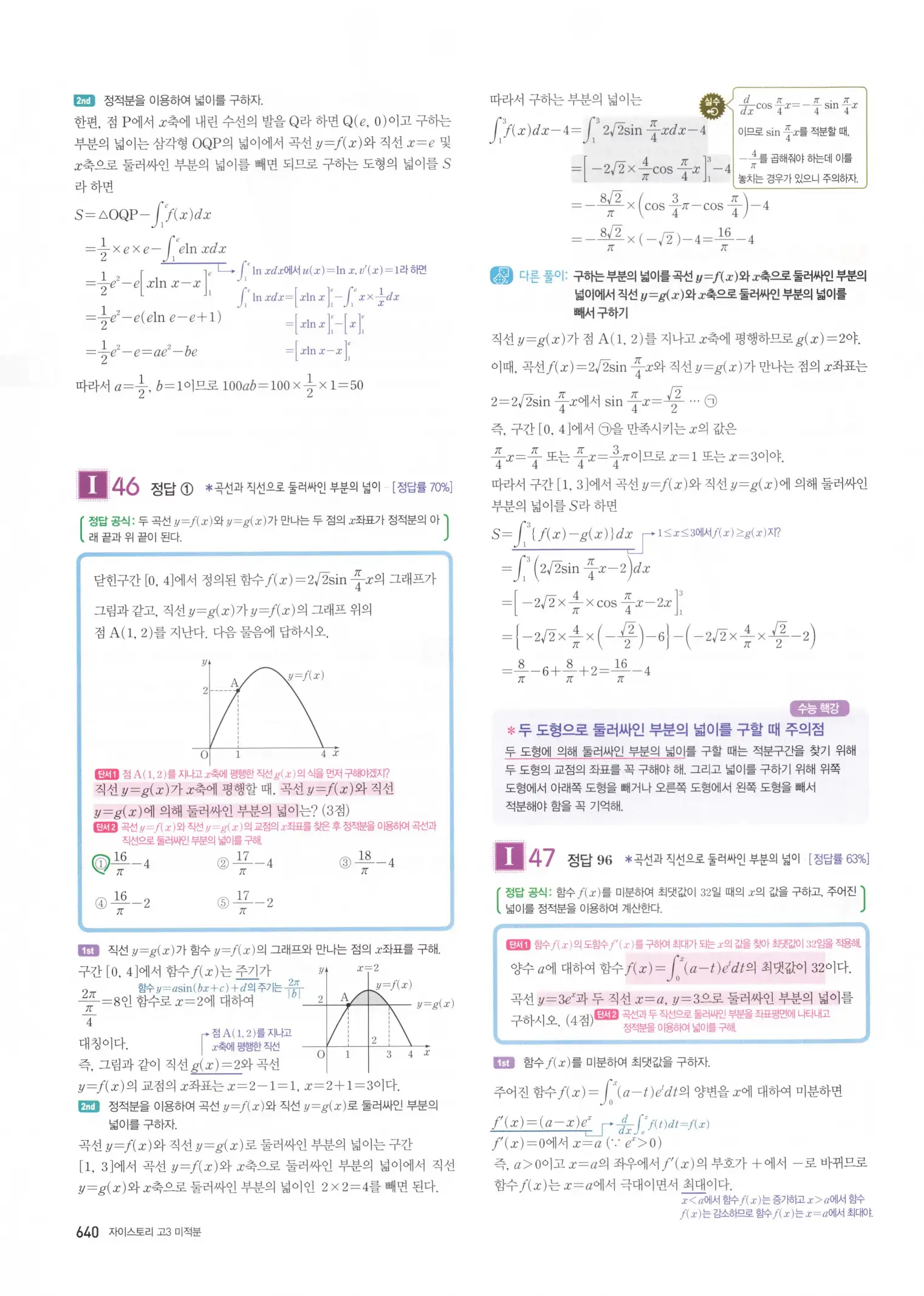 자이스토리 고3 미적분 해설2 242