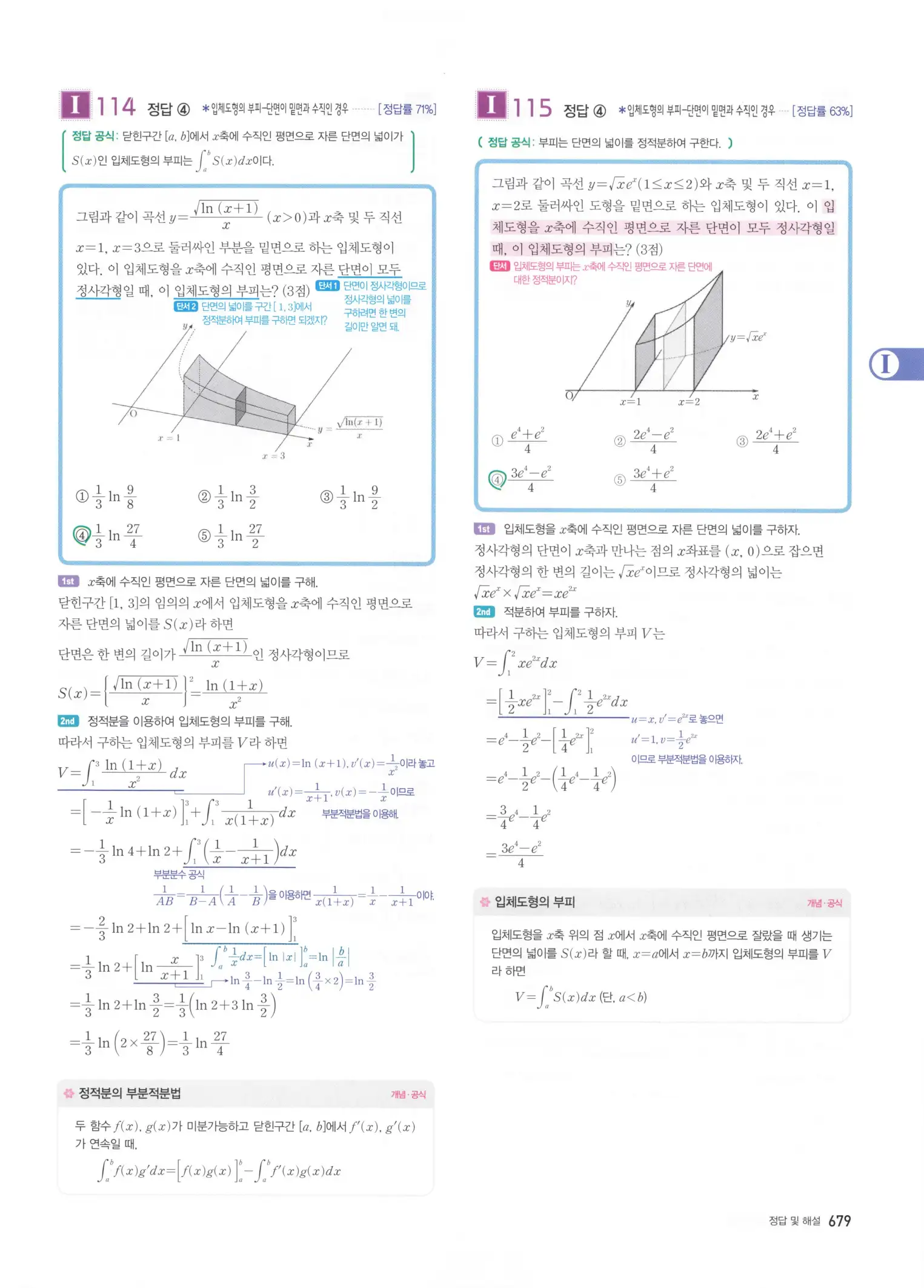 자이스토리 고3 미적분 해설2 281
