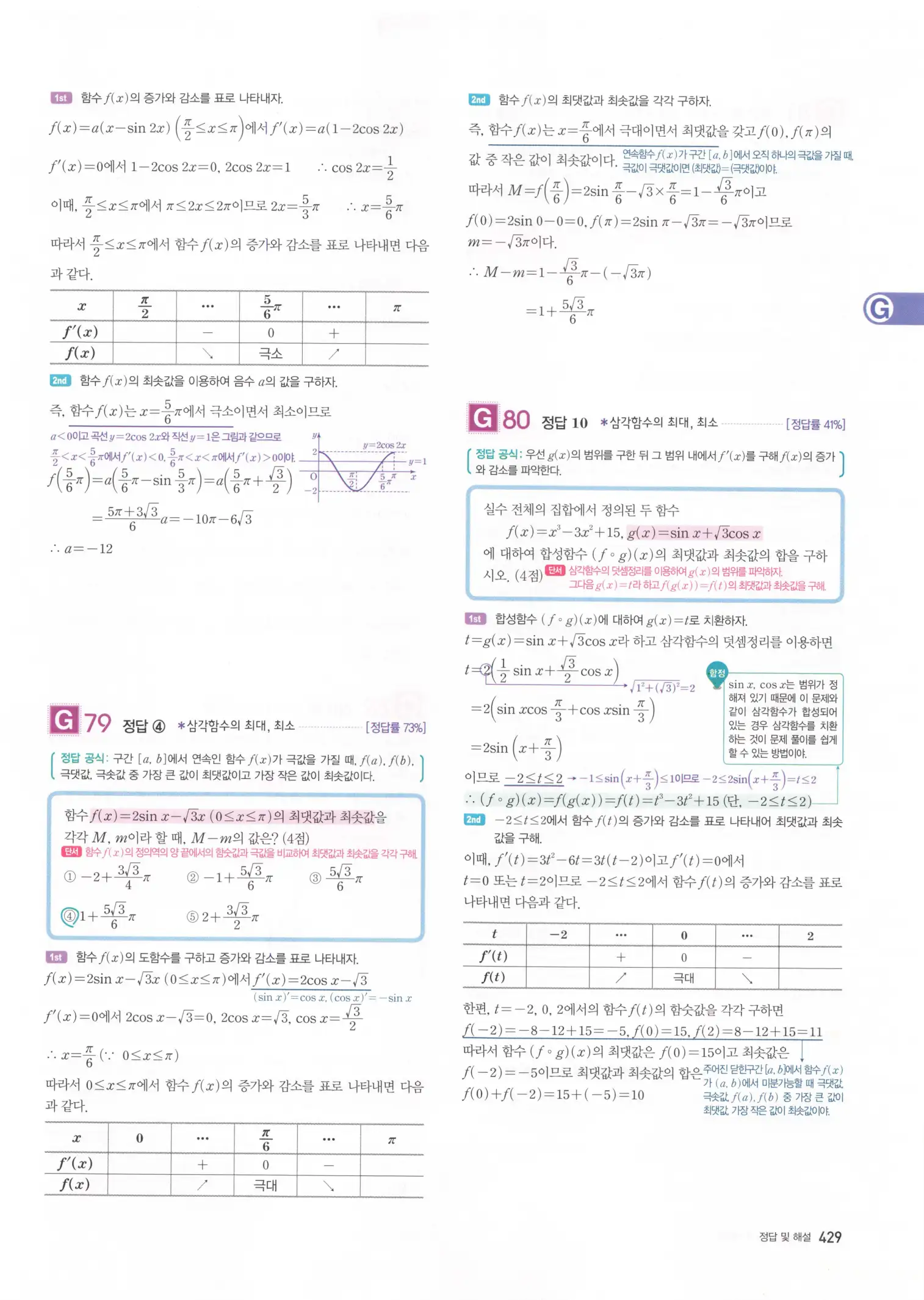 자이스토리 고3 미적분 해설2 31