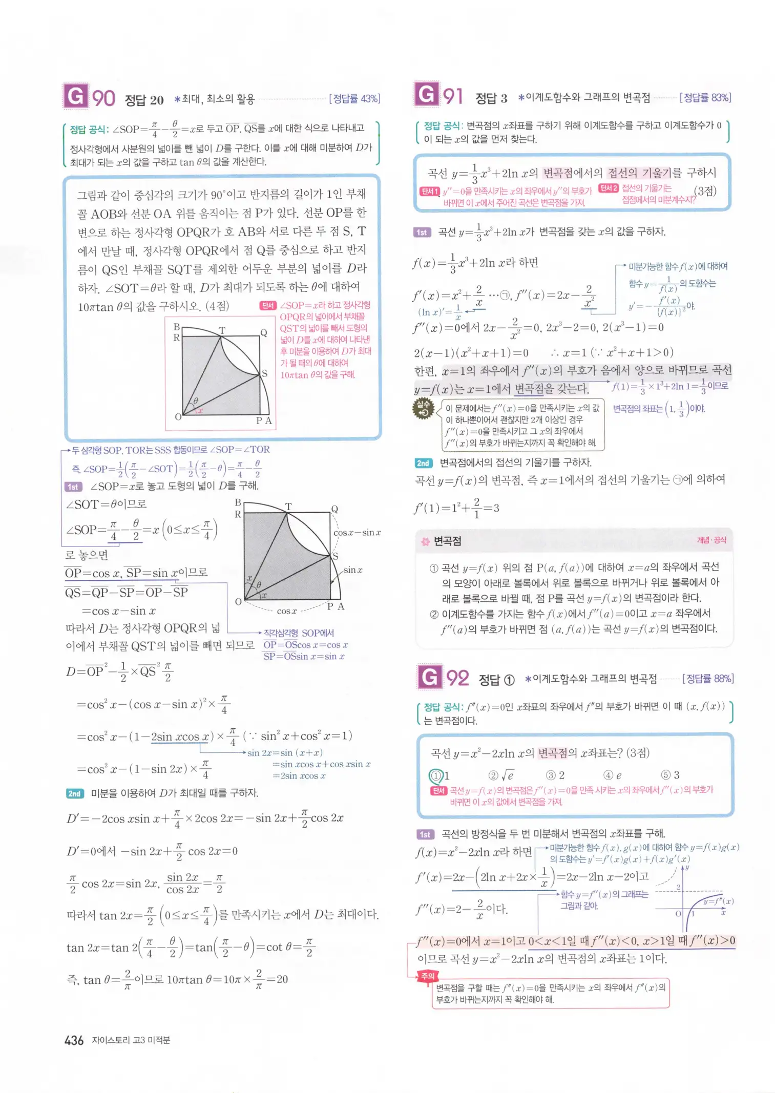 자이스토리 고3 미적분 해설2 38