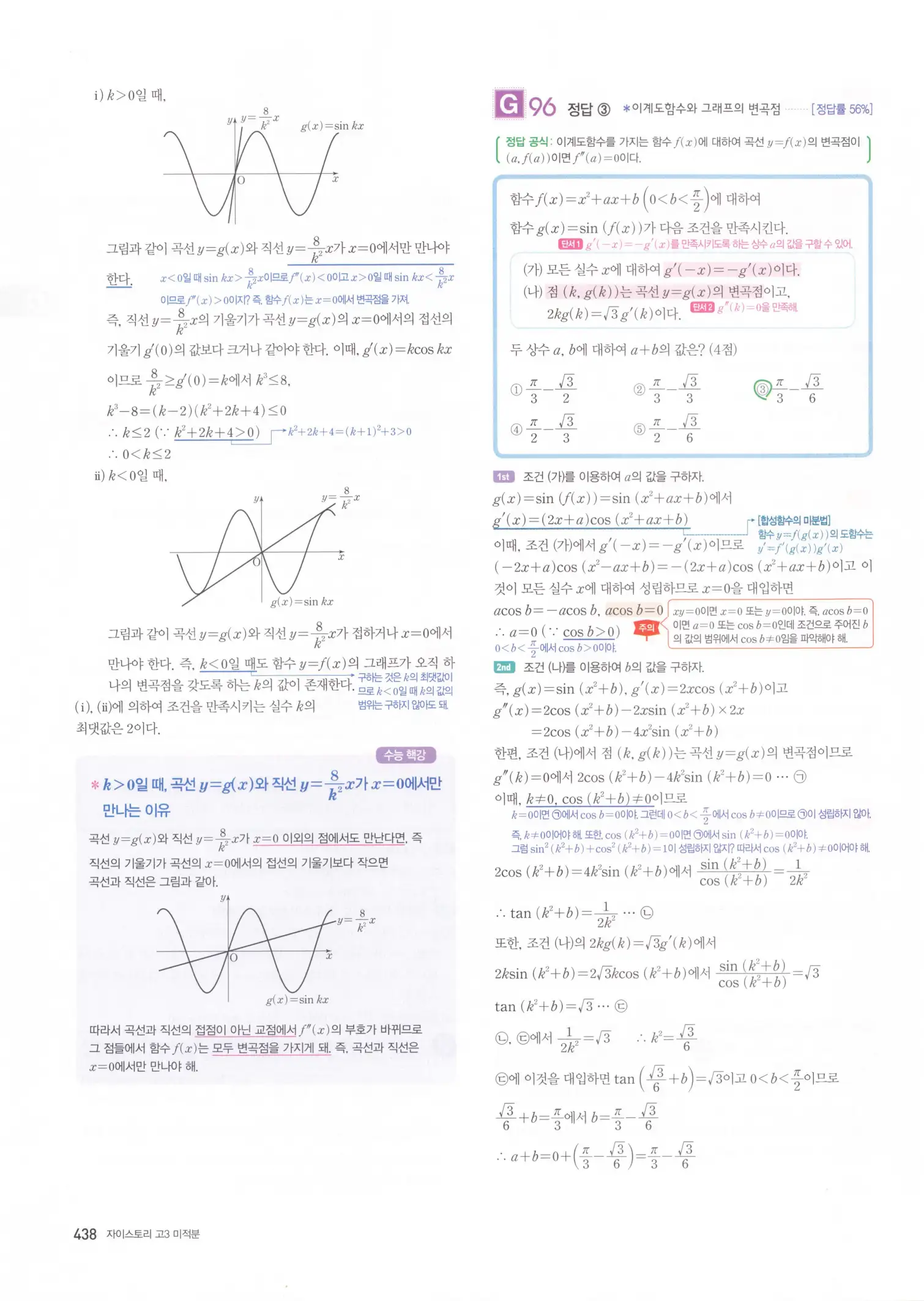 자이스토리 고3 미적분 해설2 40