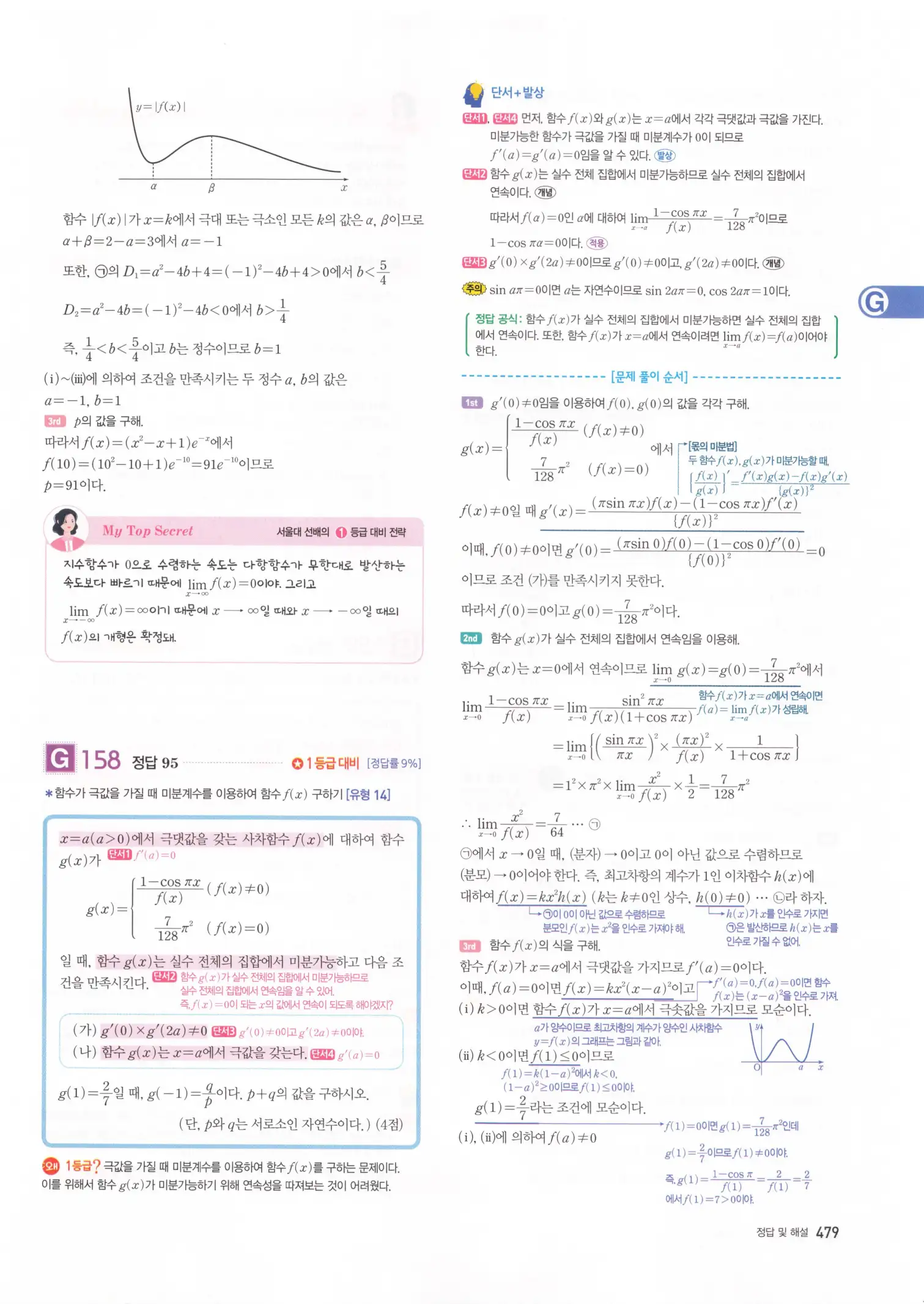 자이스토리 고3 미적분 해설2 81