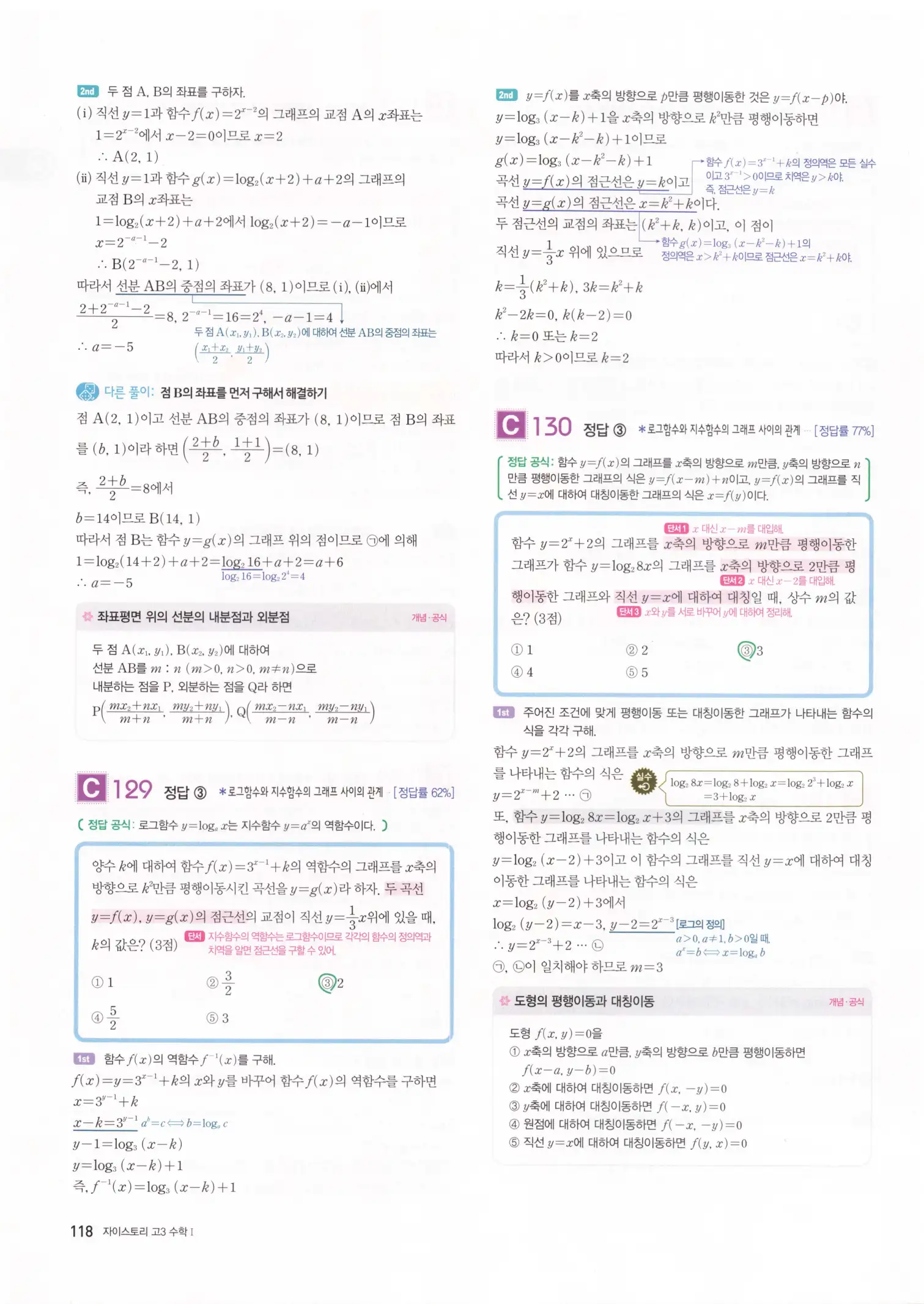 자이스토리 고3 수학1 해설 120