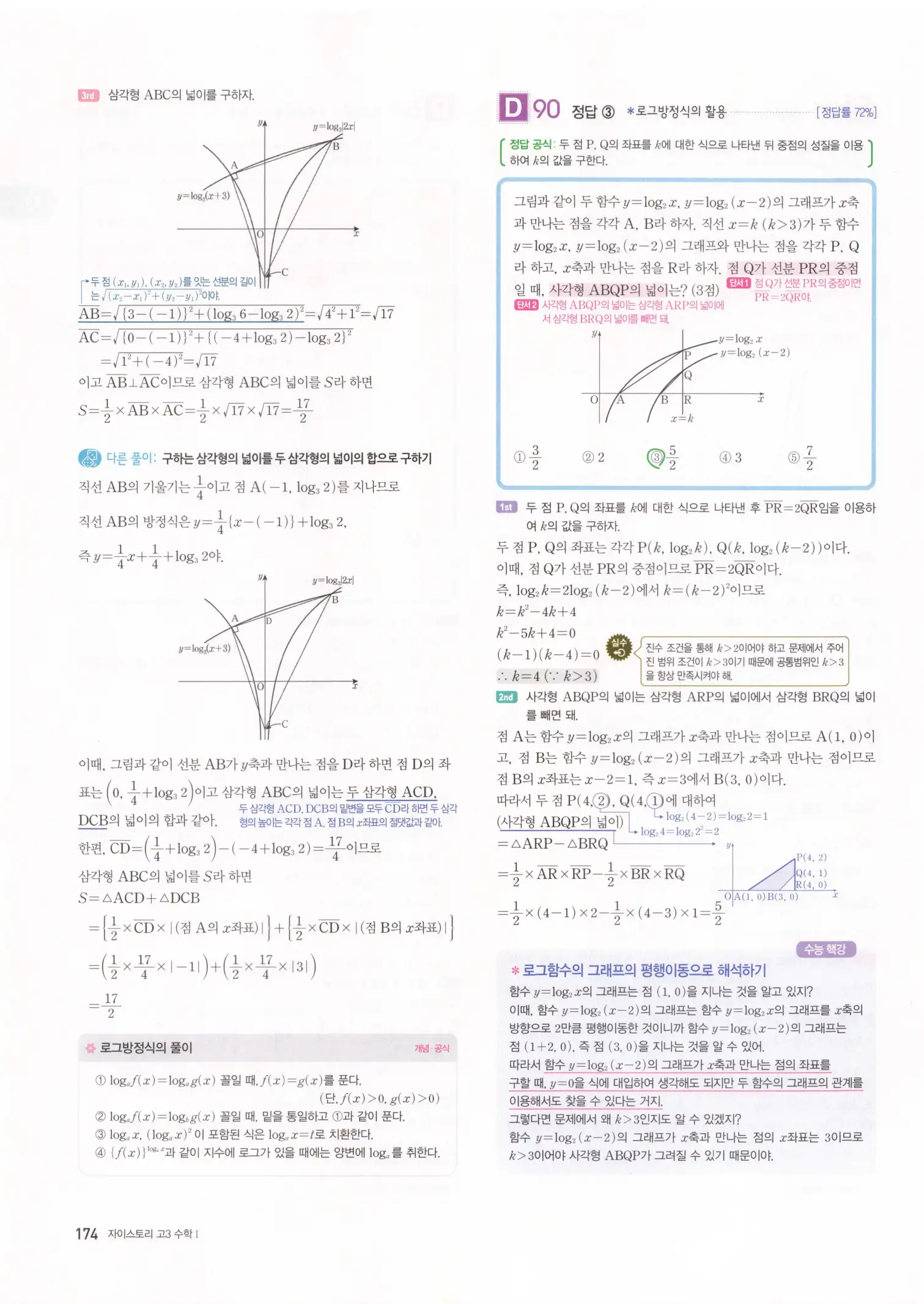 자이스토리 고3 수학1 해설 176