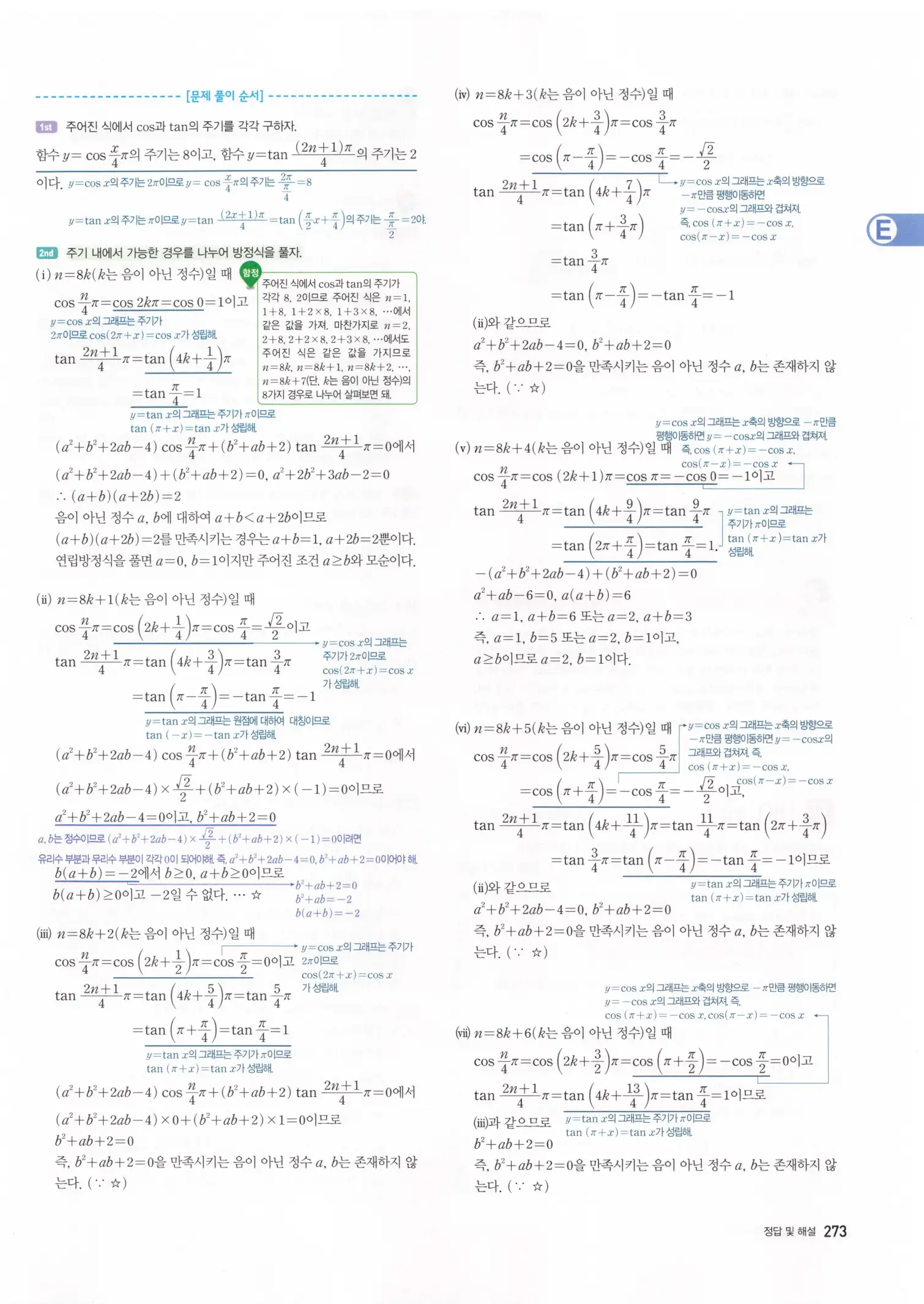 자이스토리 고3 수학1 해설 275