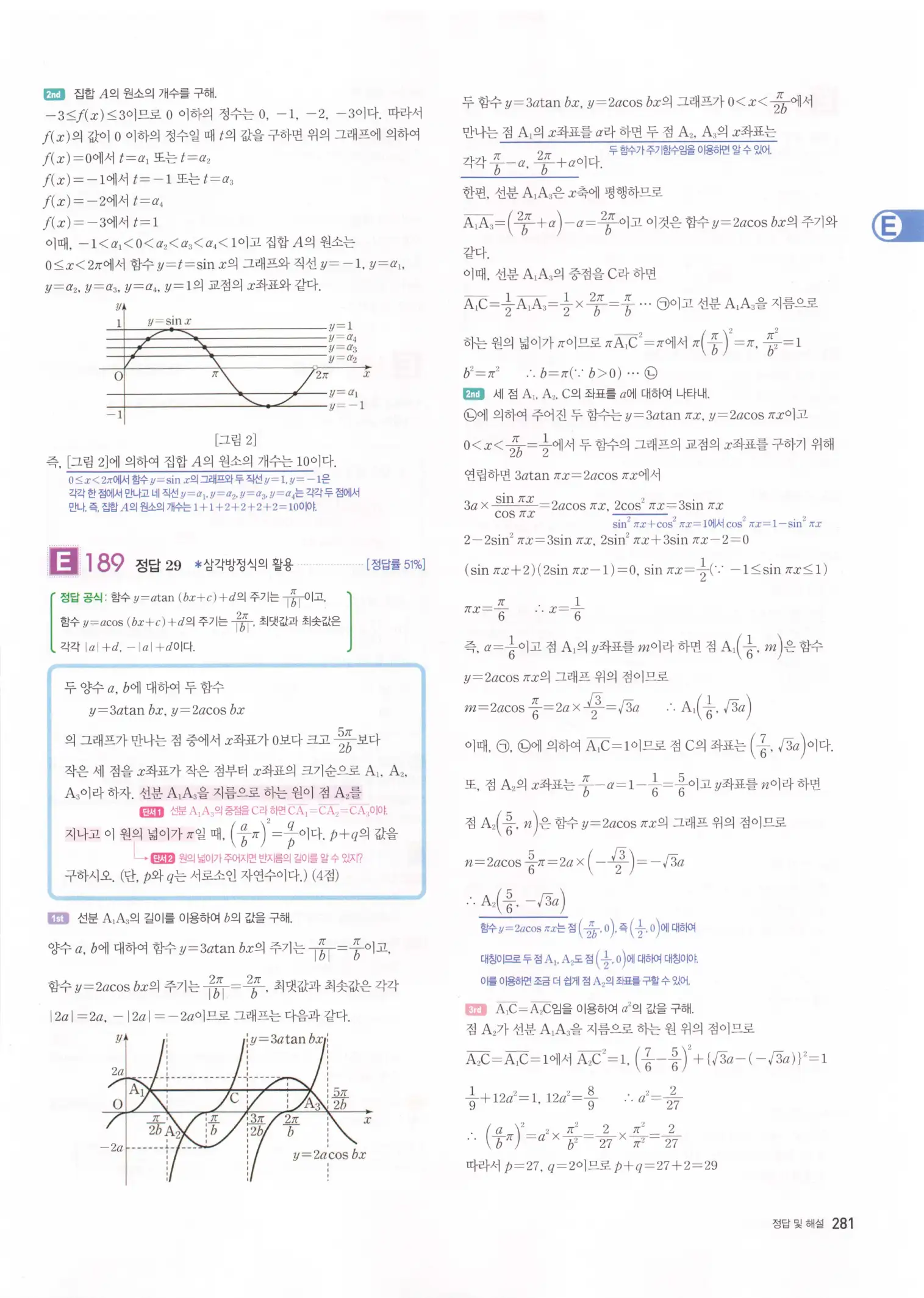 자이스토리 고3 수학1 해설 283