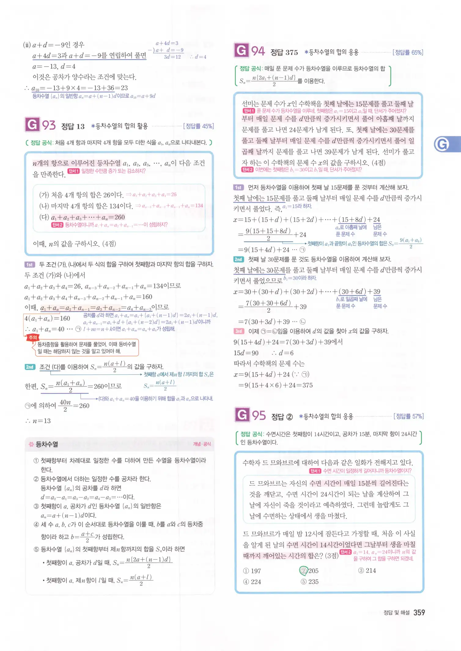 자이스토리 고3 수학1 해설 361