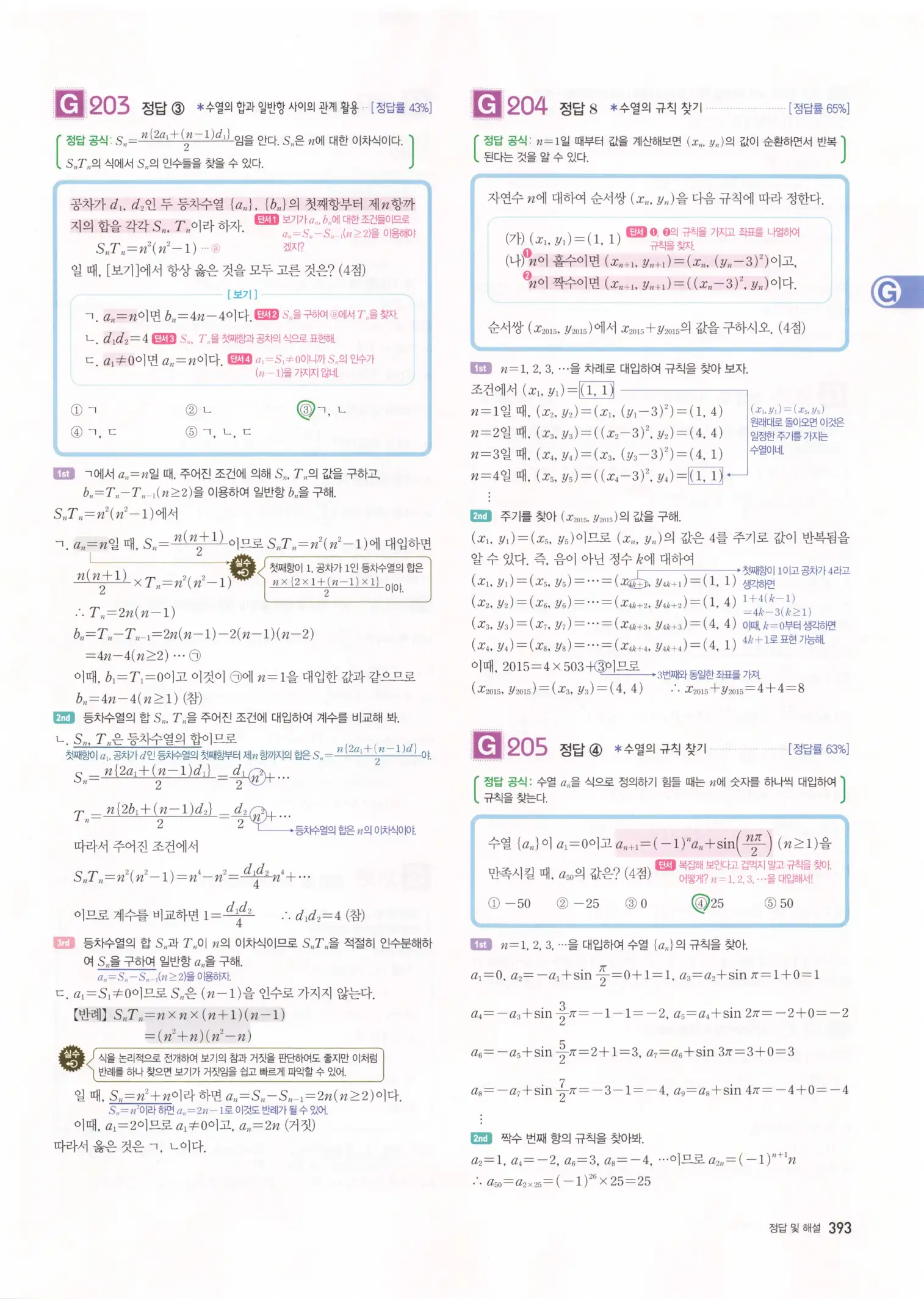 자이스토리 고3 수학1 해설 395