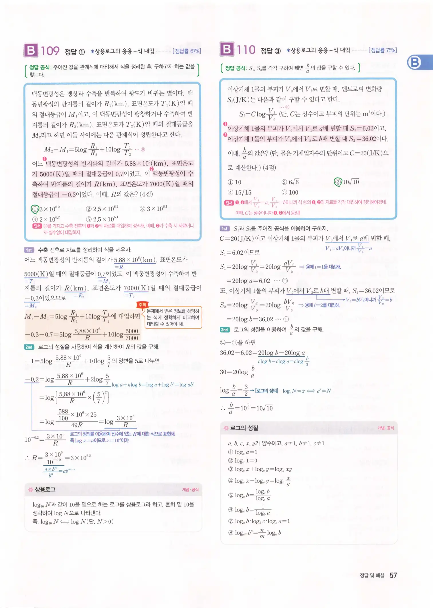 자이스토리 고3 수학1 해설 59