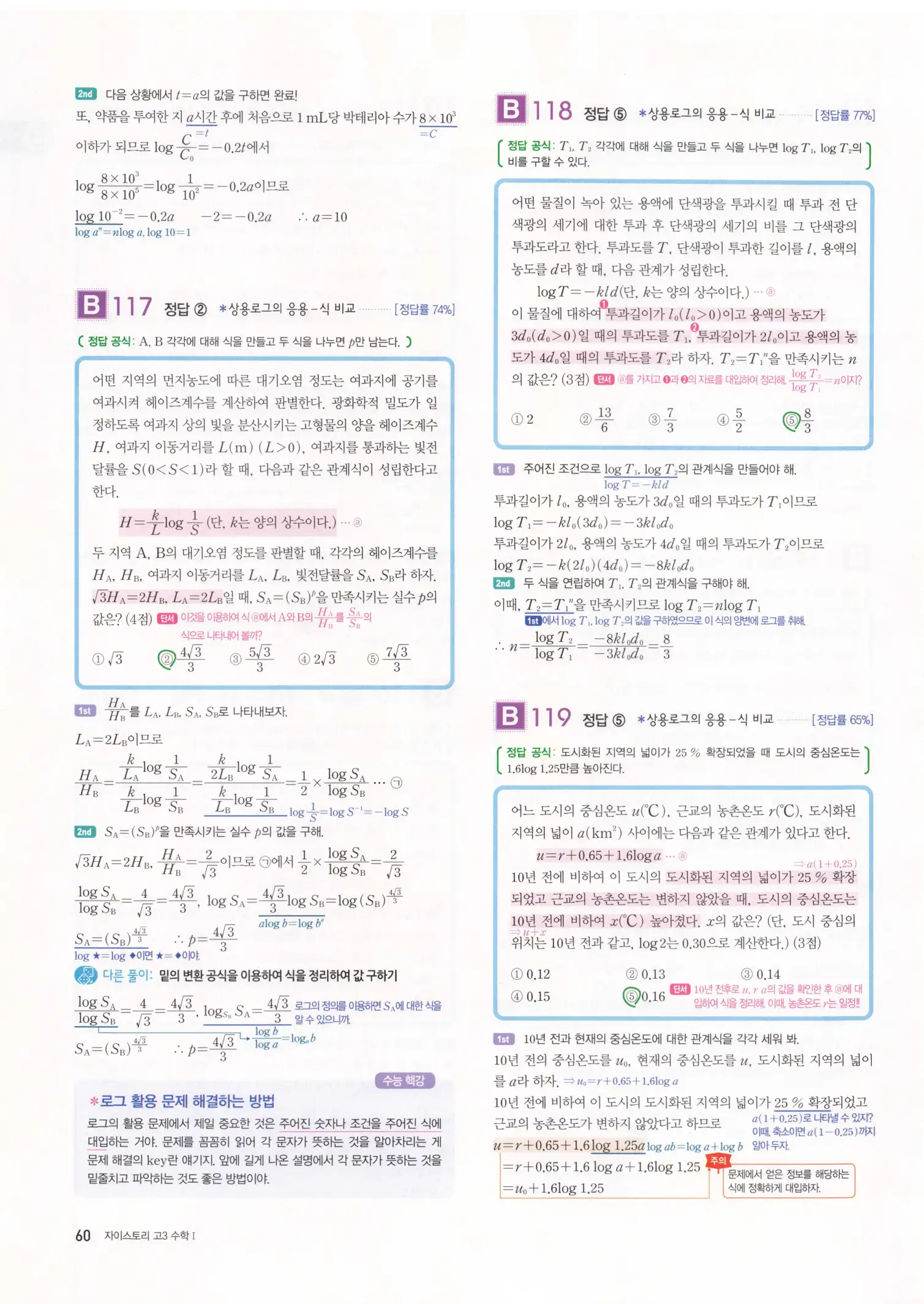 자이스토리 고3 수학1 해설 62