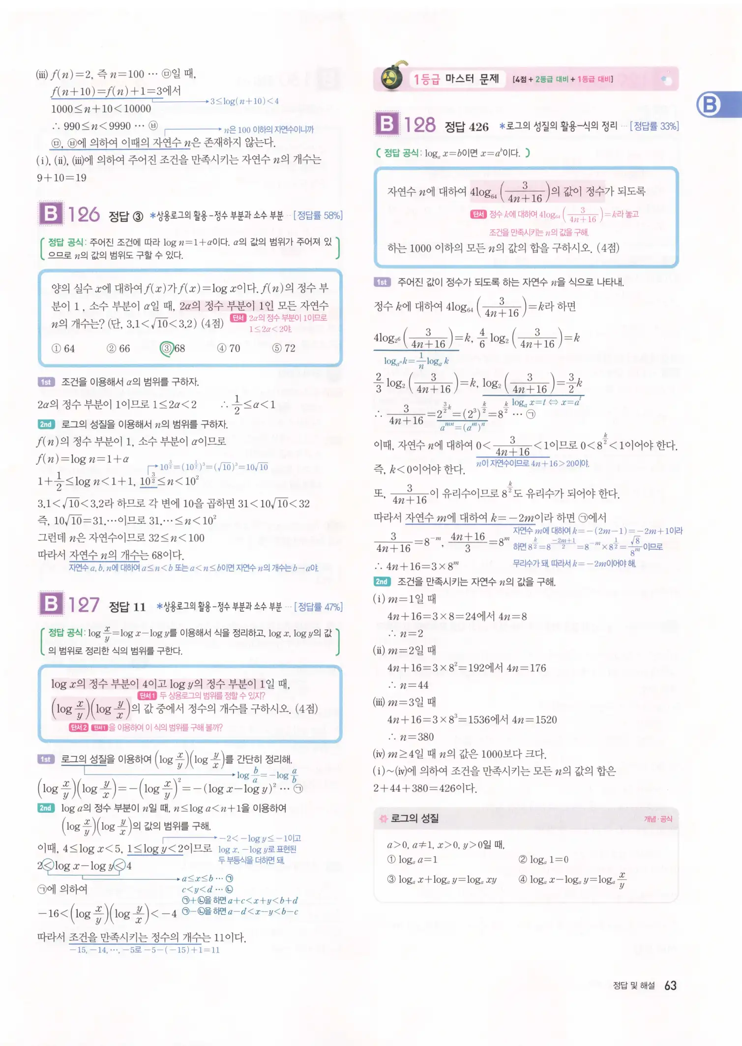 자이스토리 고3 수학1 해설 65
