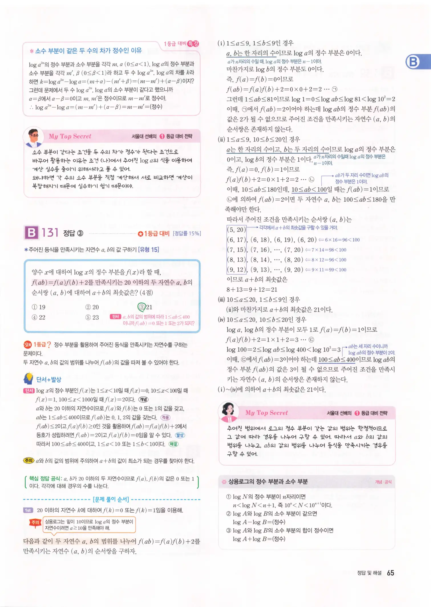 자이스토리 고3 수학1 해설 67