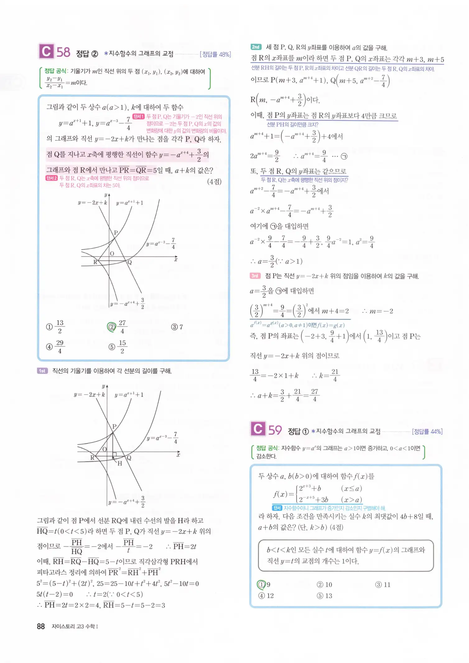 자이스토리 고3 수학1 해설 90