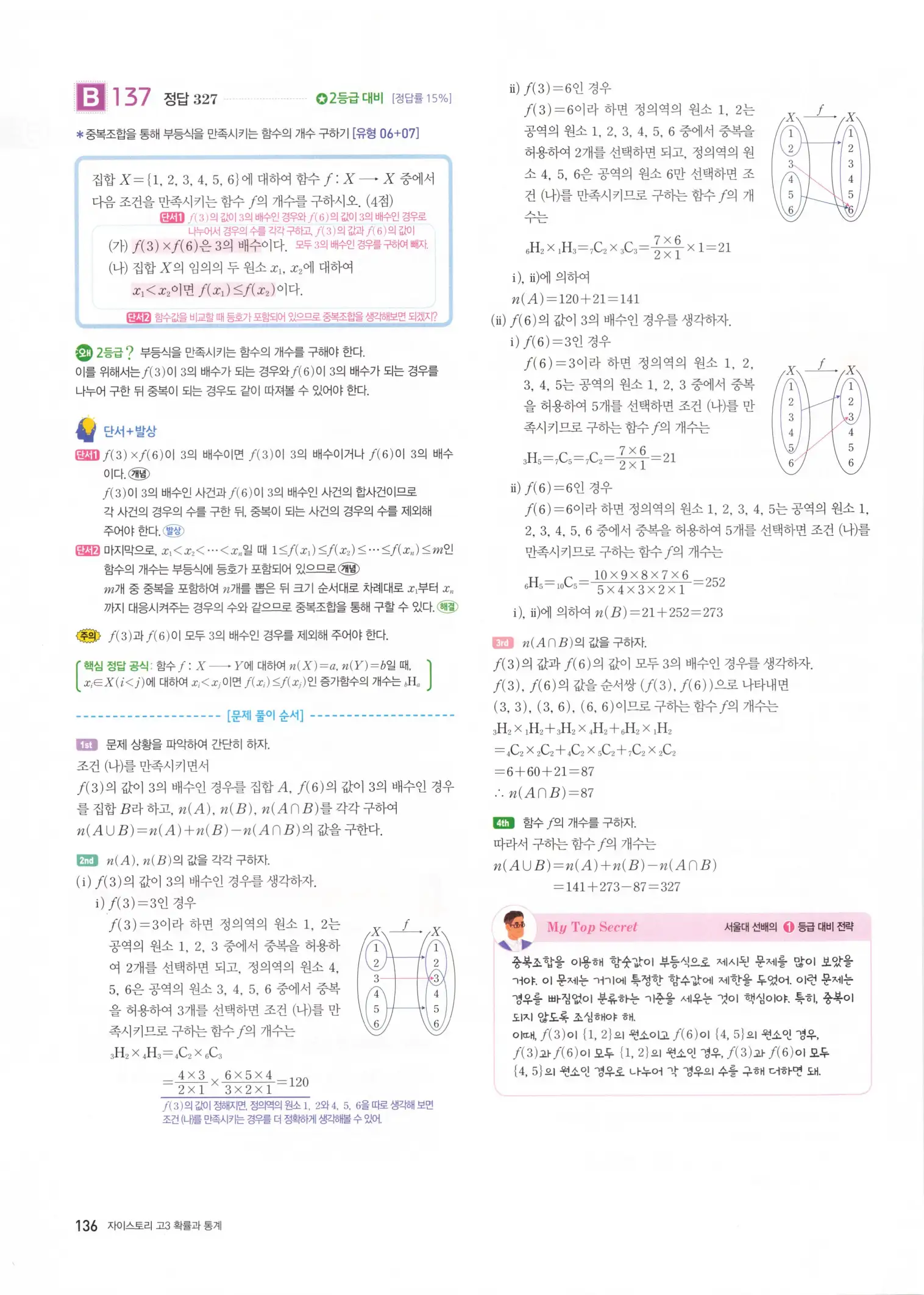 자이스토리 고3 확통 해설 138