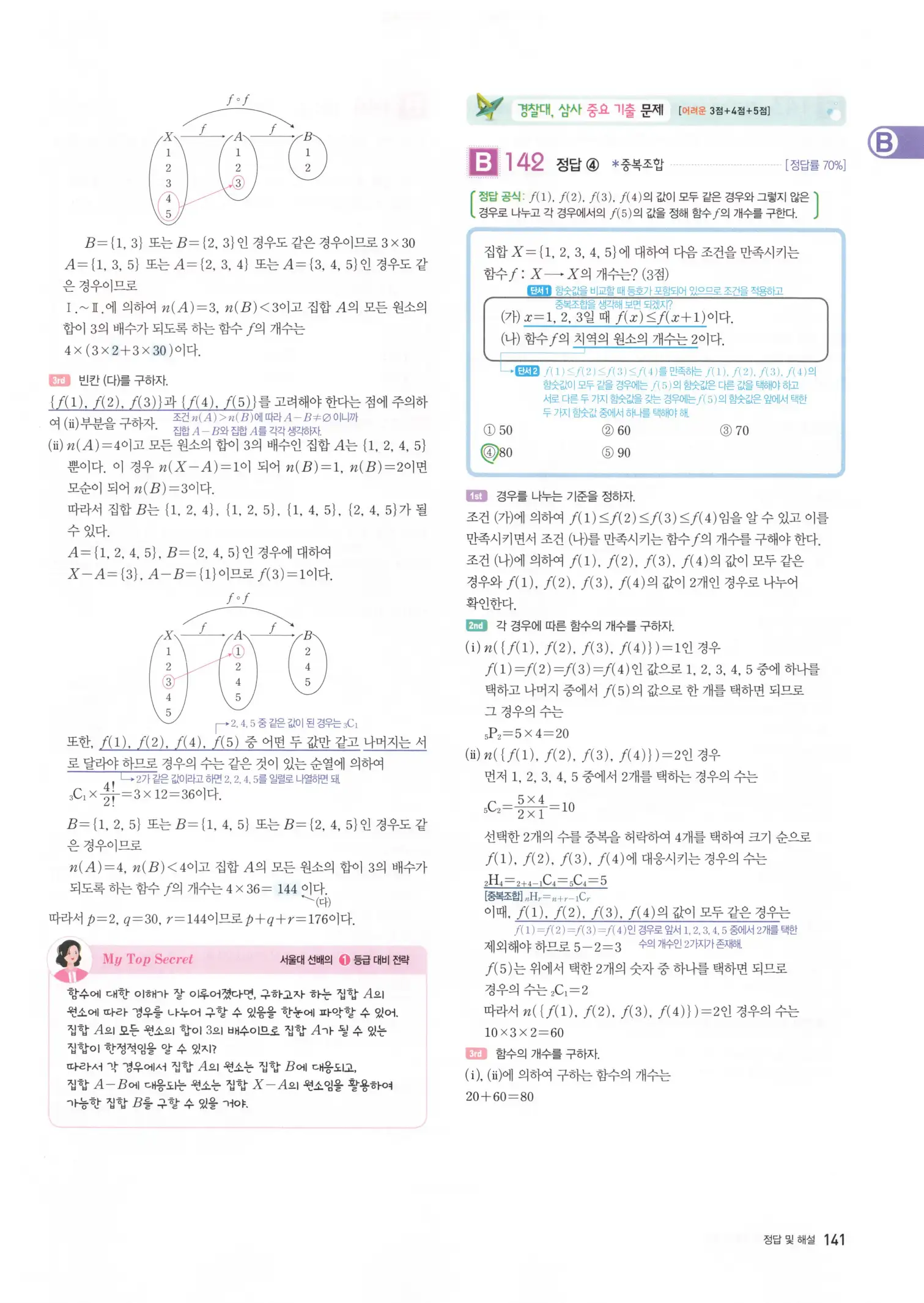 자이스토리 고3 확통 해설 143