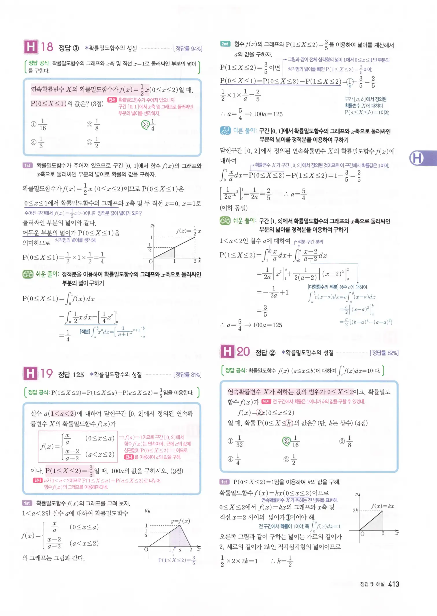 자이스토리 고3 확통 해설 415