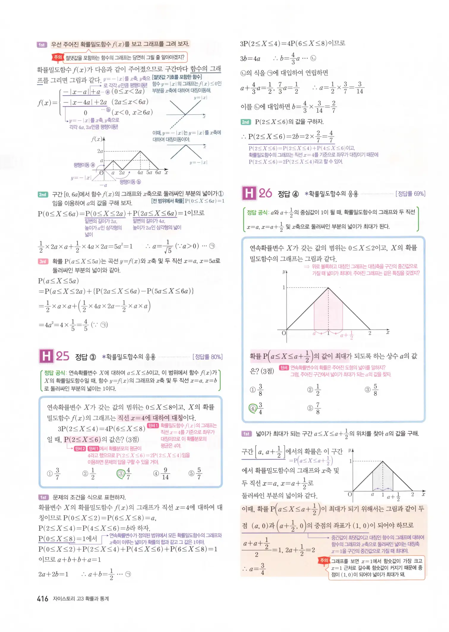 자이스토리 고3 확통 해설 418