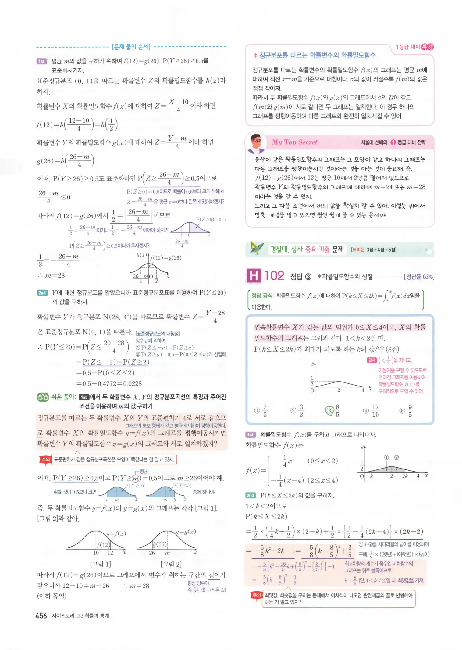 자이스토리 고3 확통 해설 458