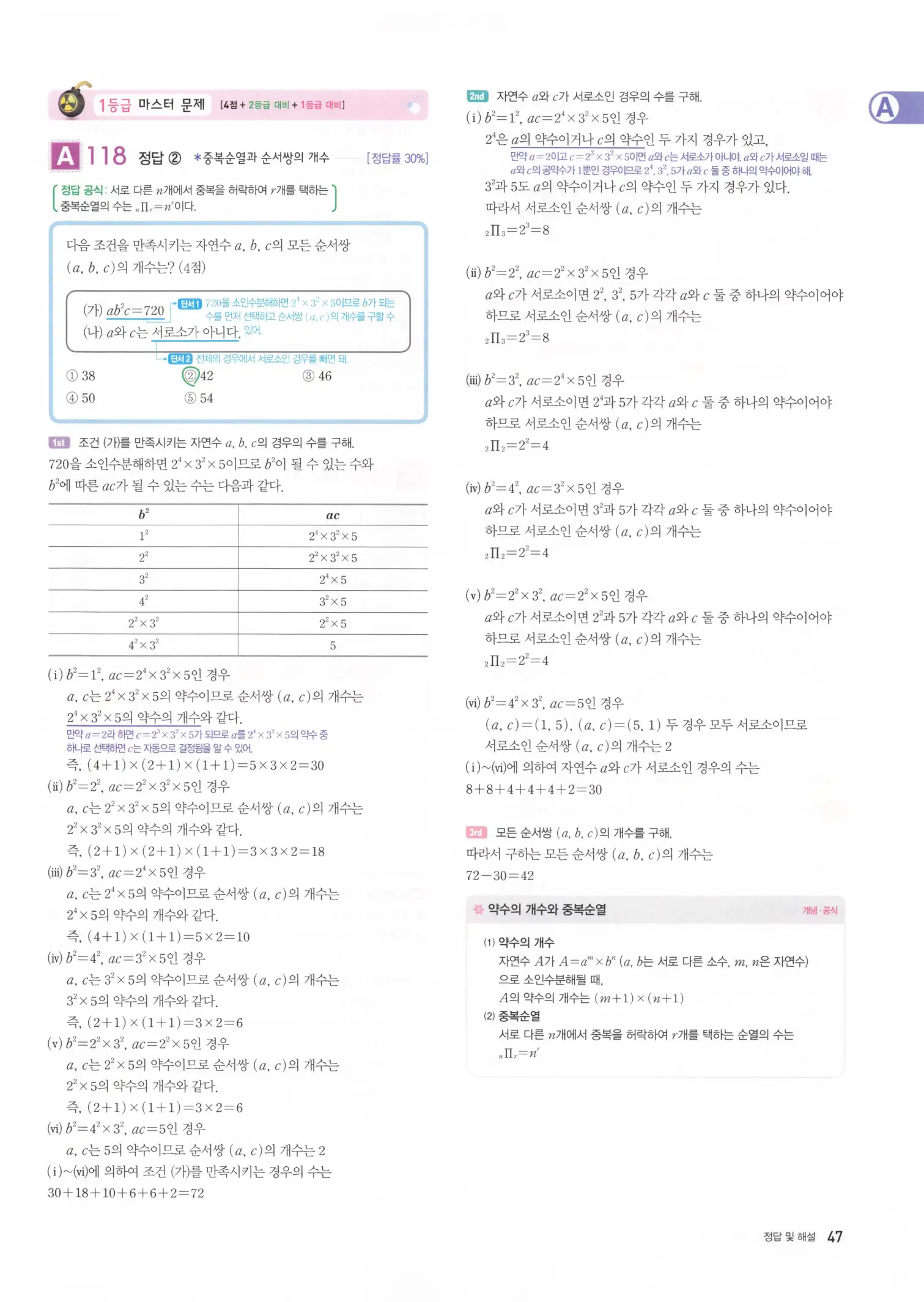 자이스토리 고3 확통 해설 49