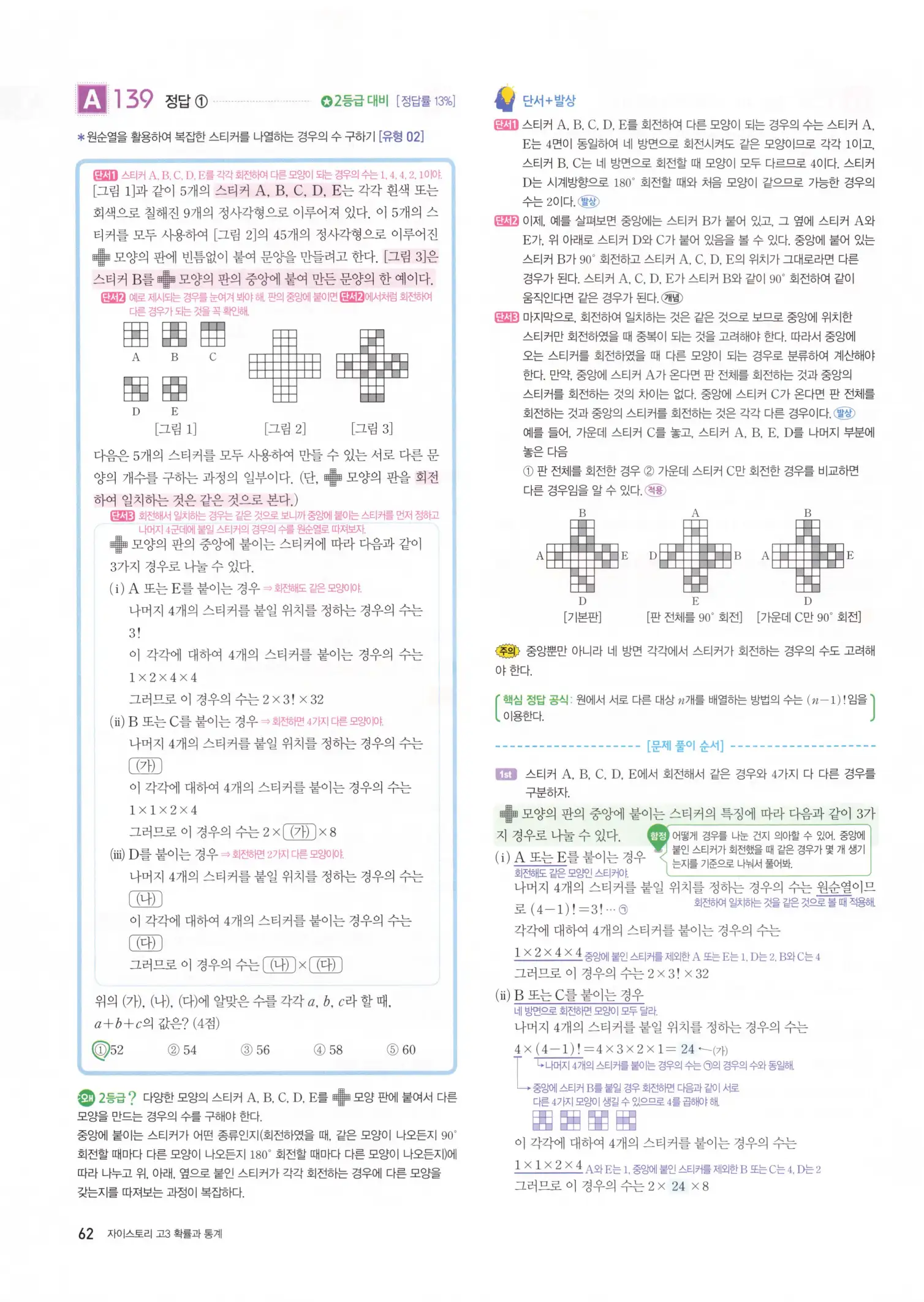 자이스토리 고3 확통 해설 64