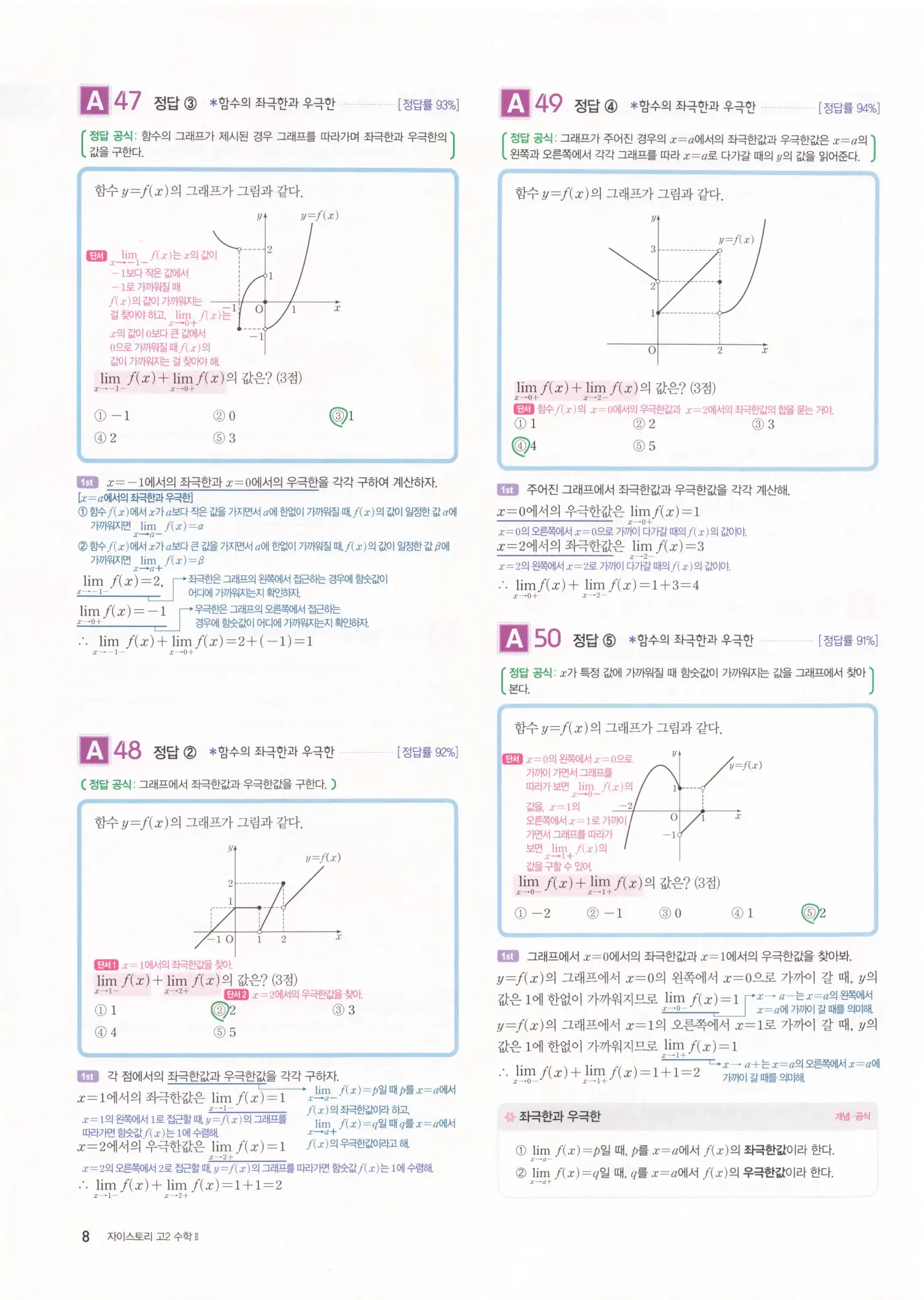 자이스토리 고2 수학2 해설 10