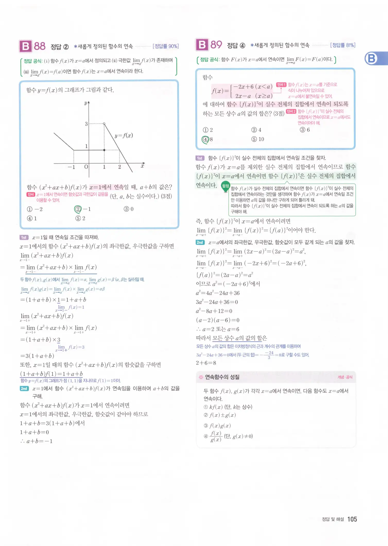자이스토리 고2 수학2 해설 107