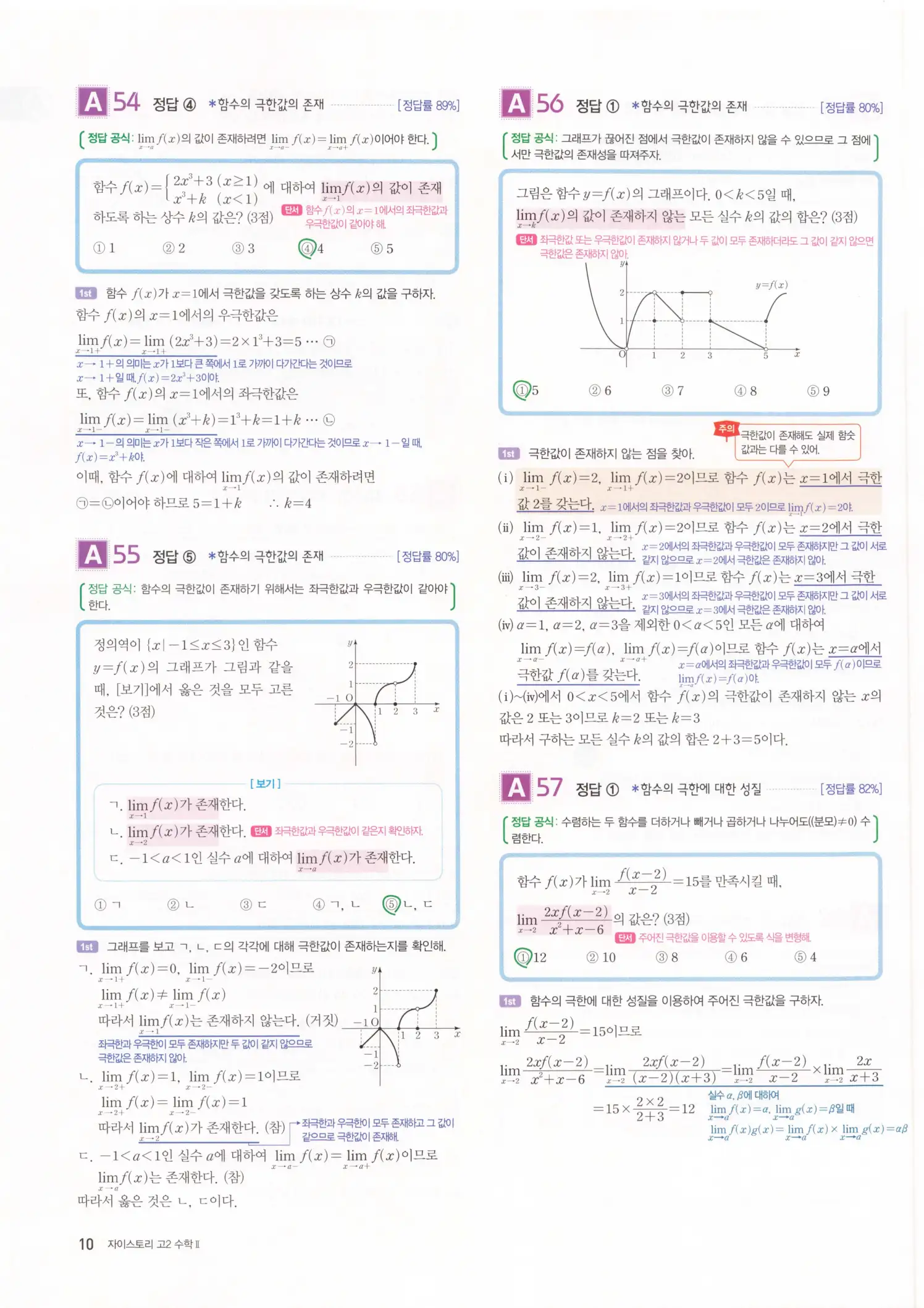 자이스토리 고2 수학2 해설 12