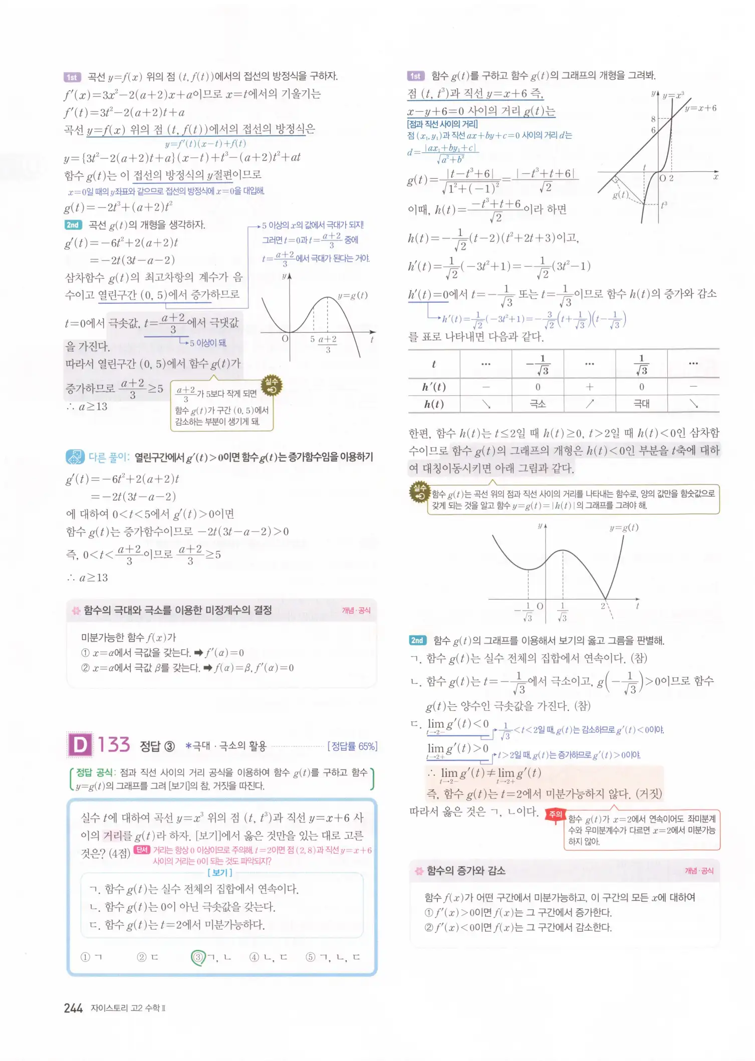 자이스토리 고2 수학2 해설 246