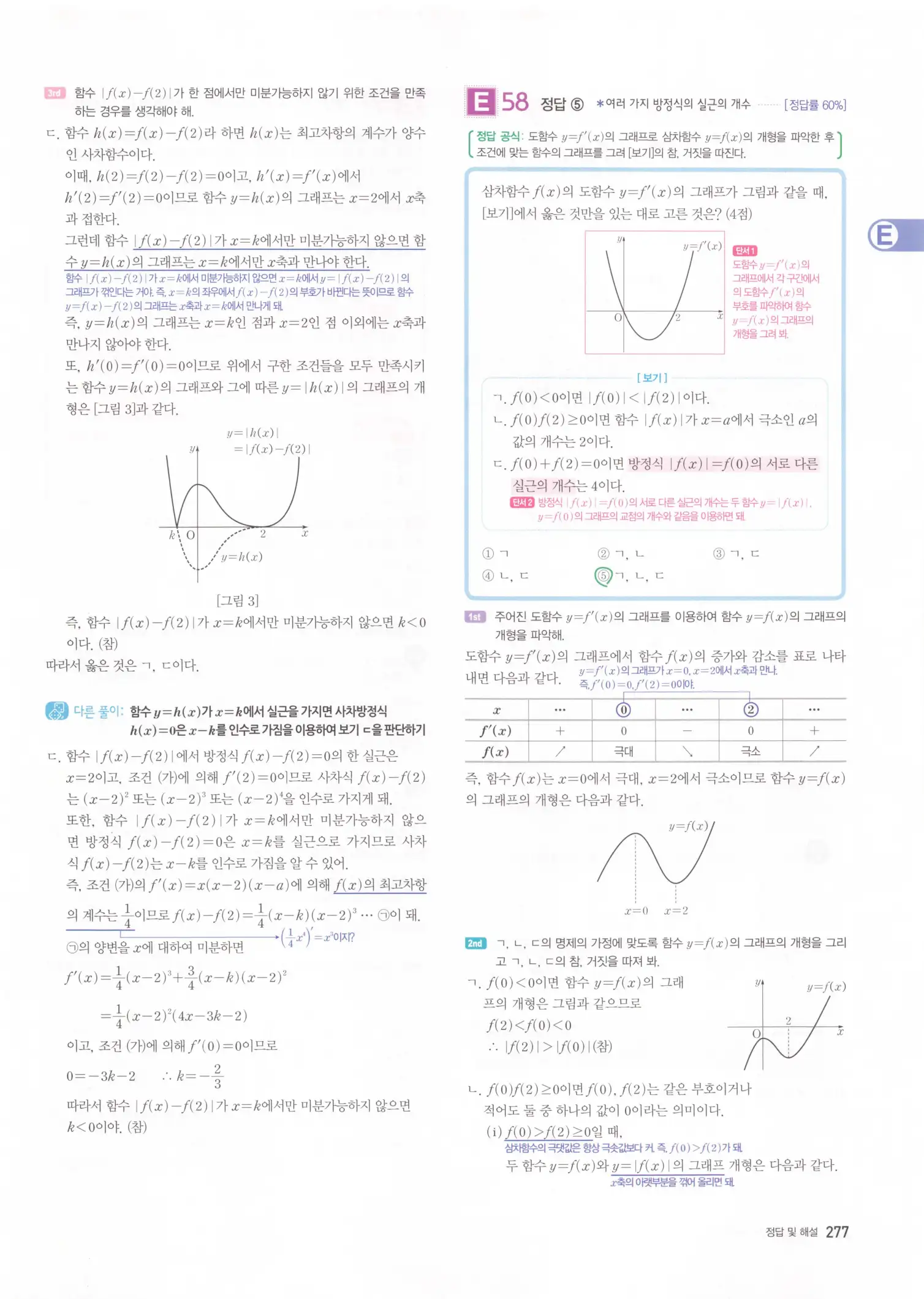 자이스토리 고2 수학2 해설 279
