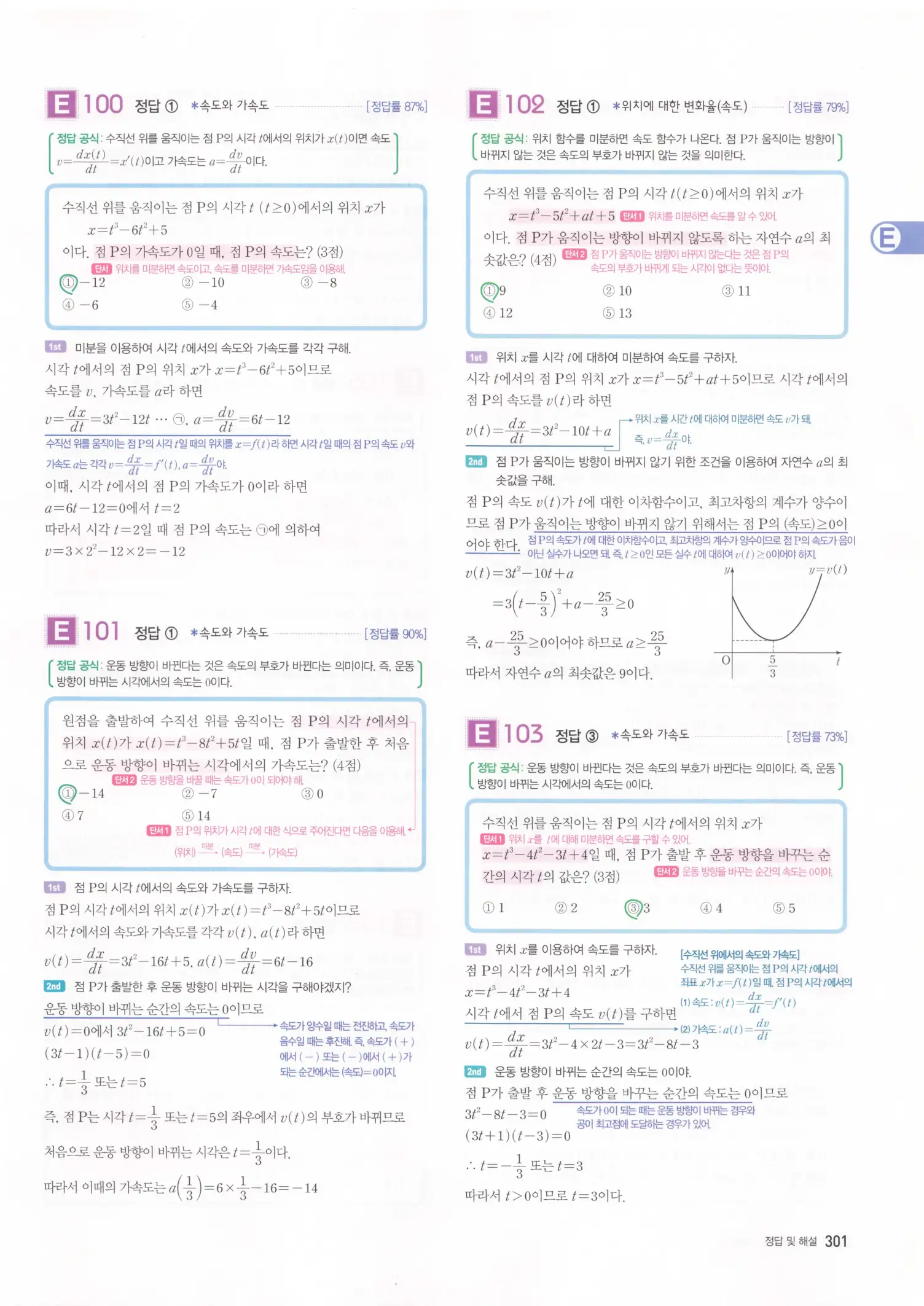 자이스토리 고2 수학2 해설 303