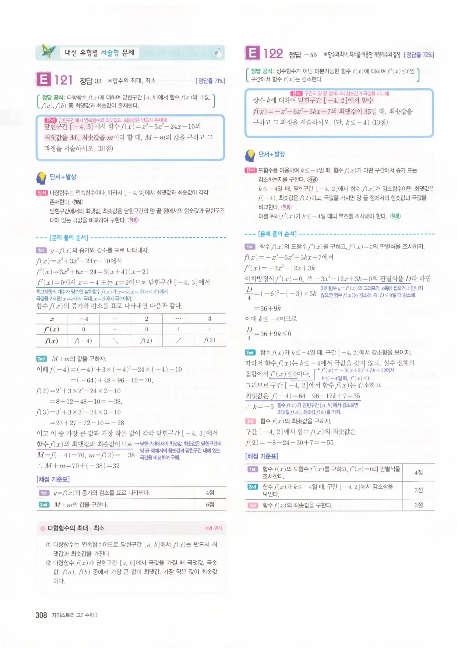 자이스토리 고2 수학2 해설 310