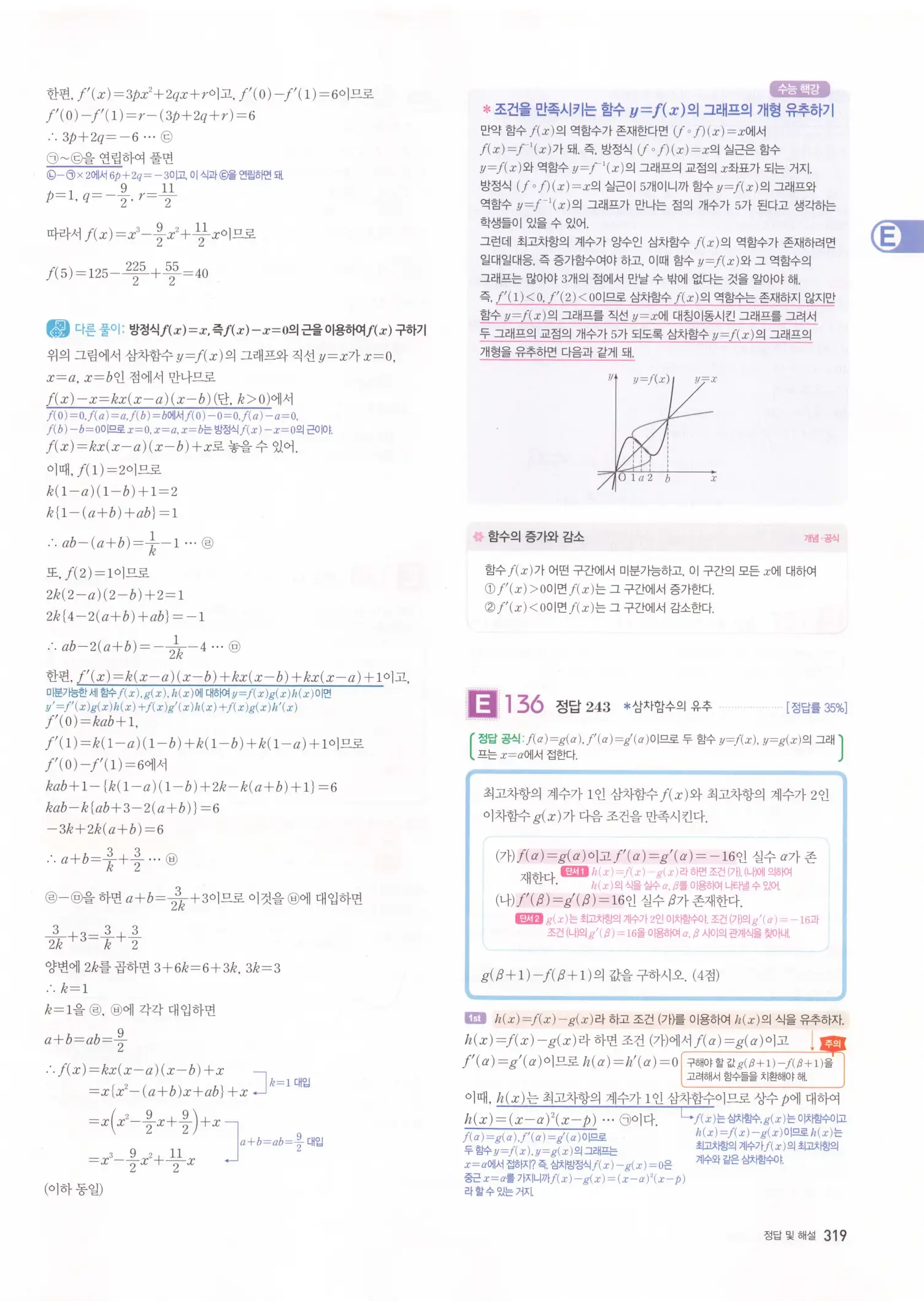 자이스토리 고2 수학2 해설 321
