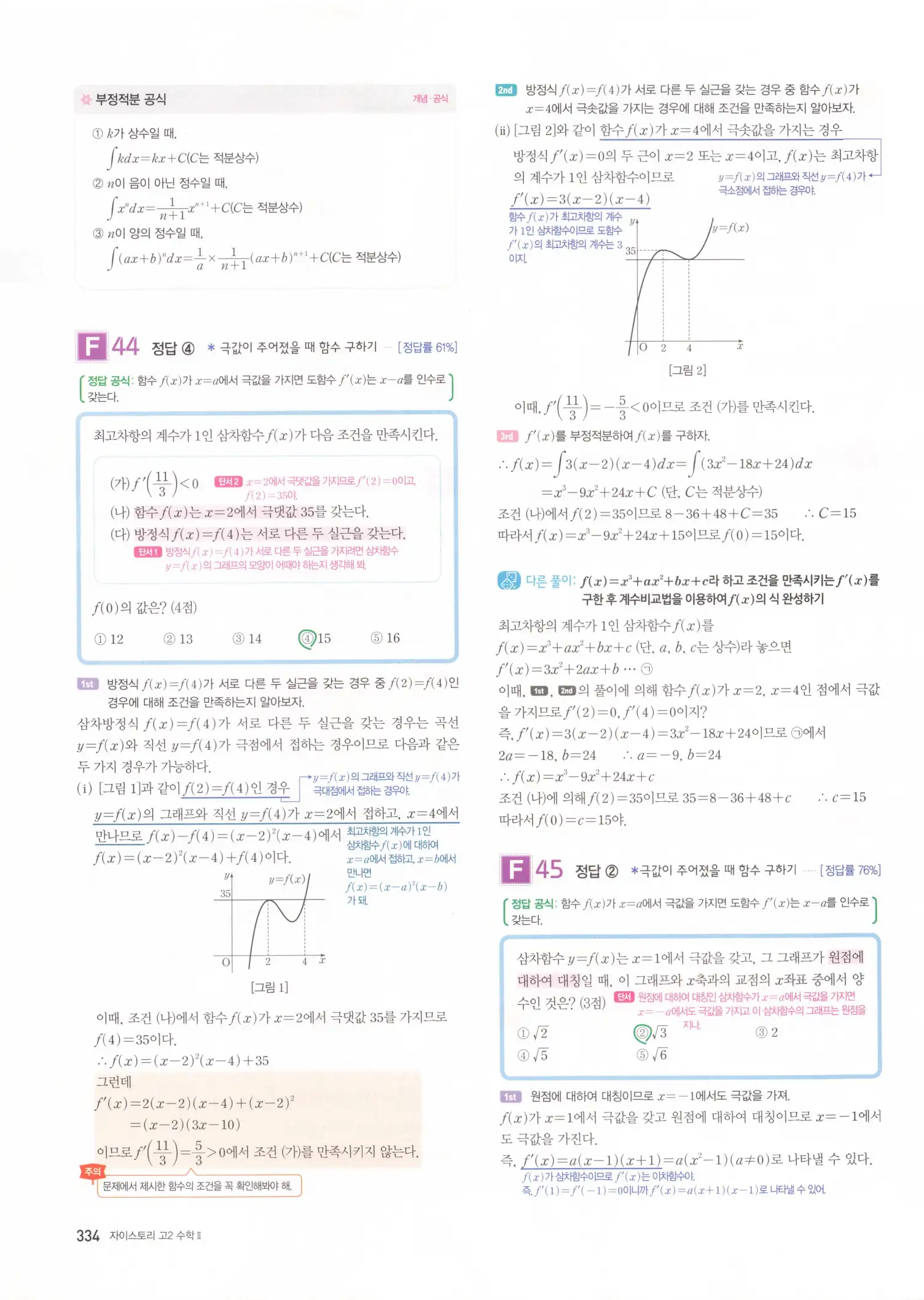 자이스토리 고2 수학2 해설 336