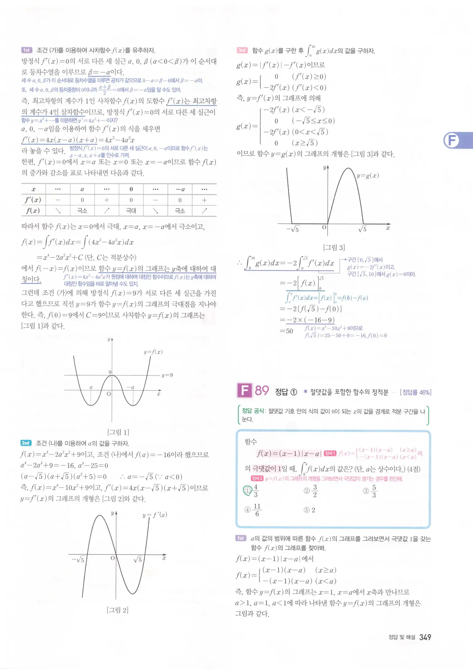 자이스토리 고2 수학2 해설 351