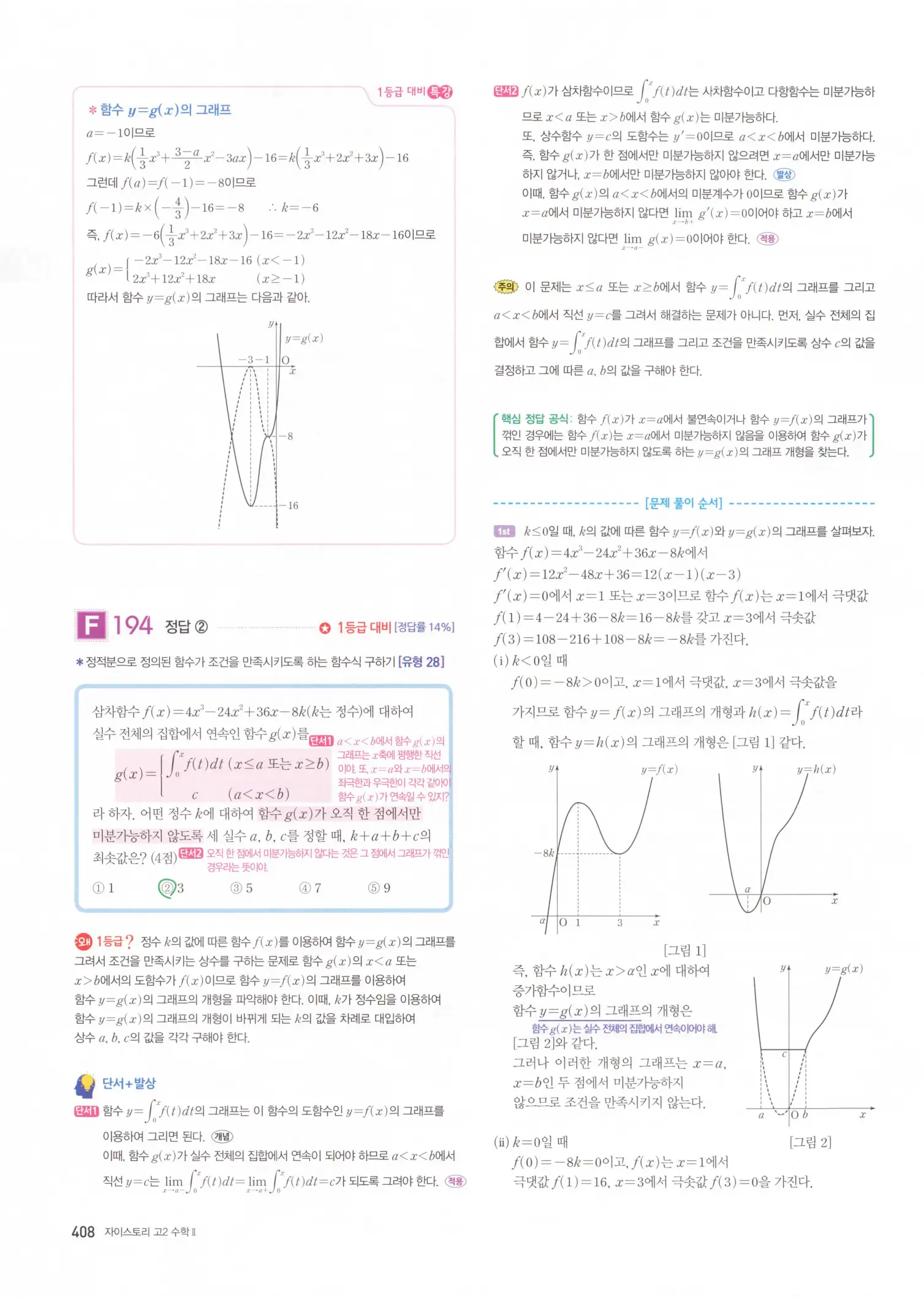 자이스토리 고2 수학2 해설 410