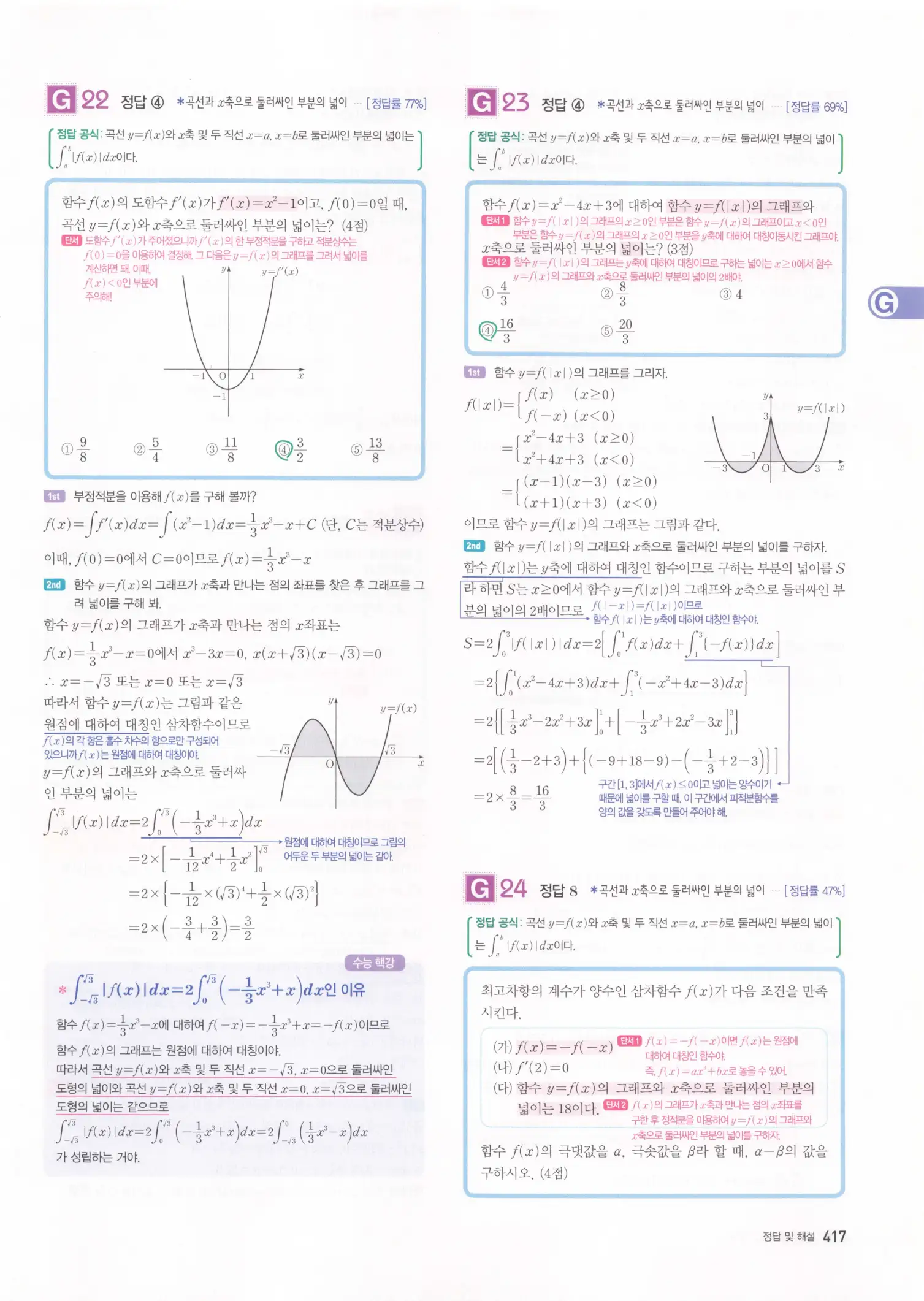 자이스토리 고2 수학2 해설 419