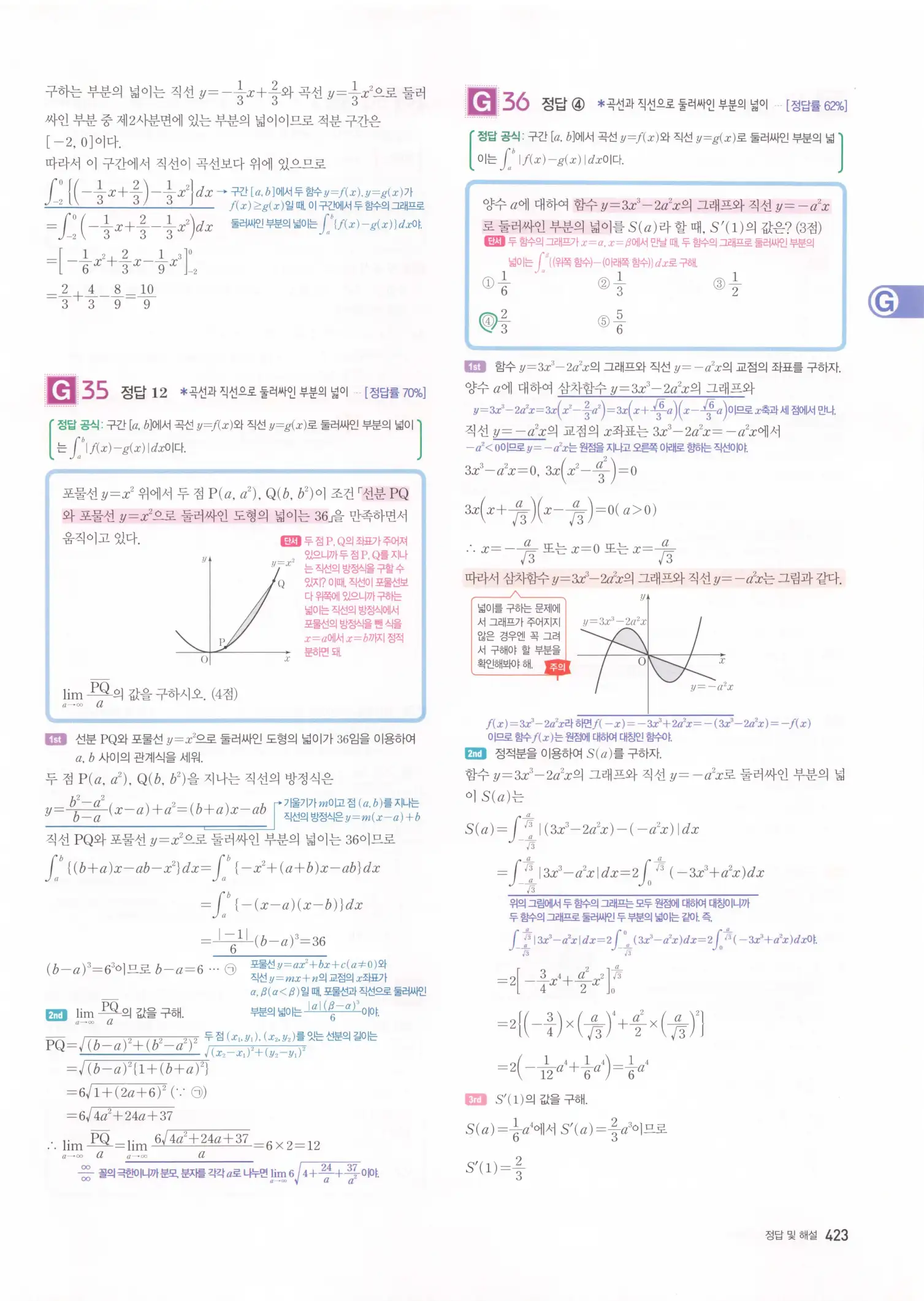자이스토리 고2 수학2 해설 425