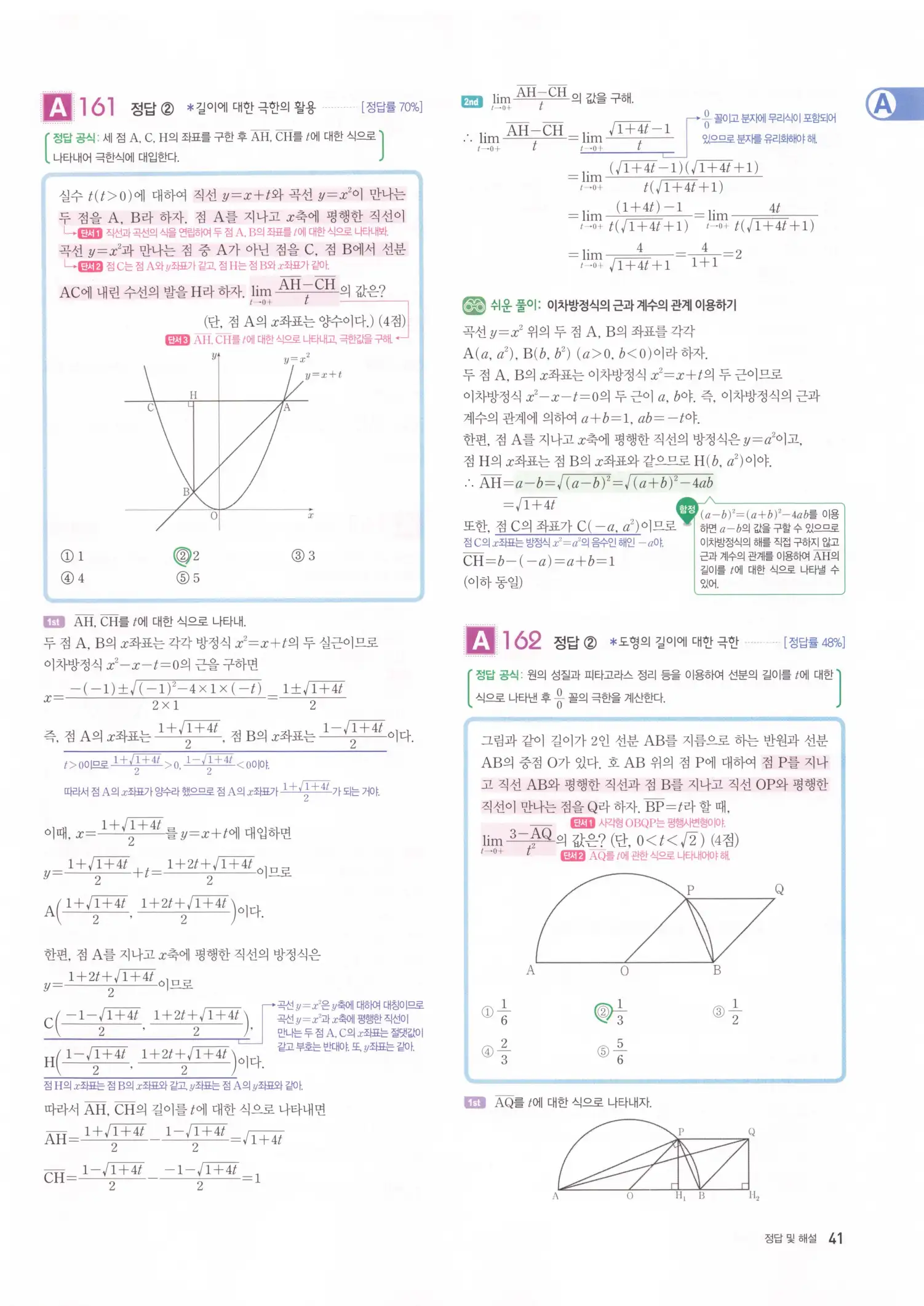 자이스토리 고2 수학2 해설 43