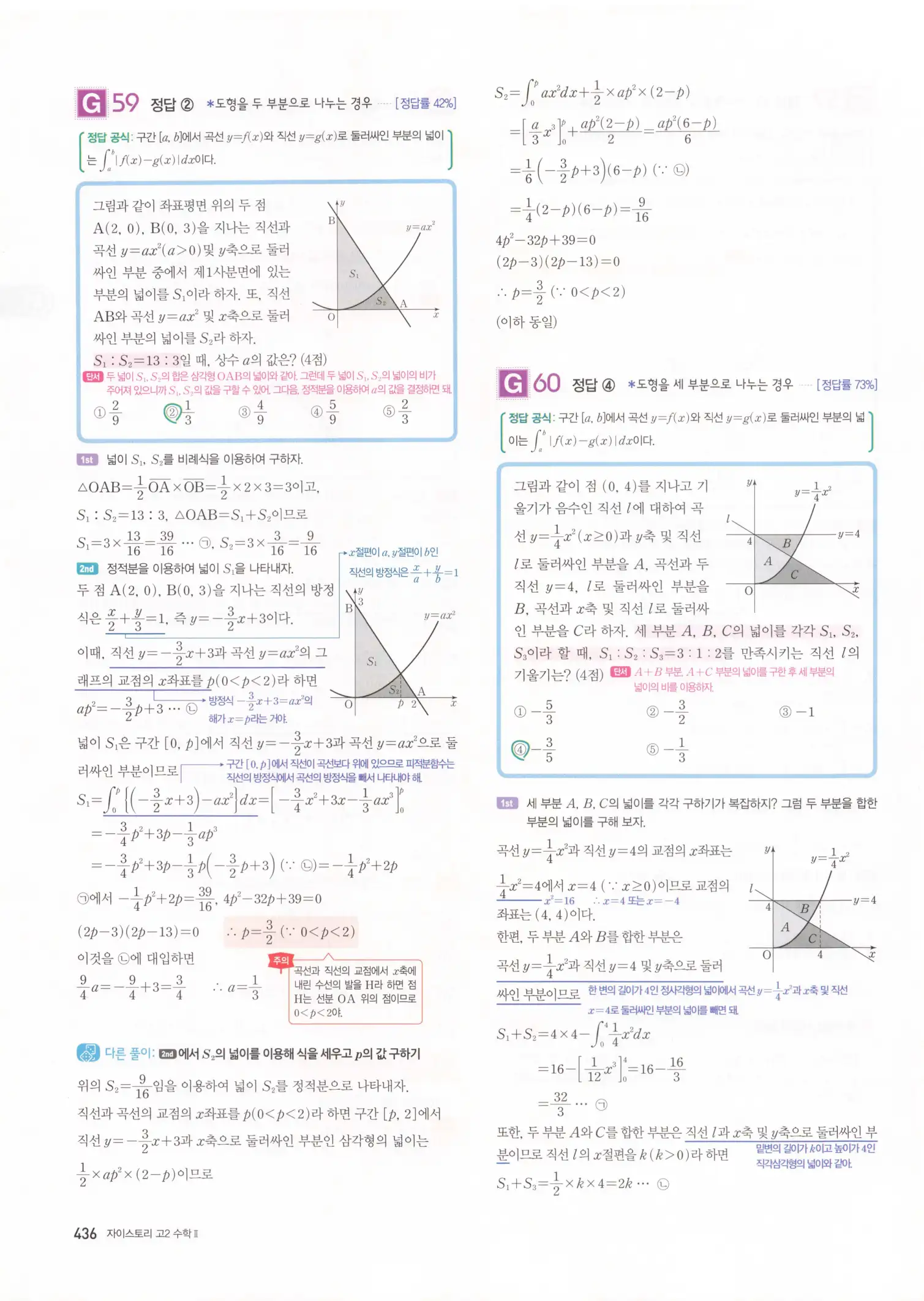 자이스토리 고2 수학2 해설 438