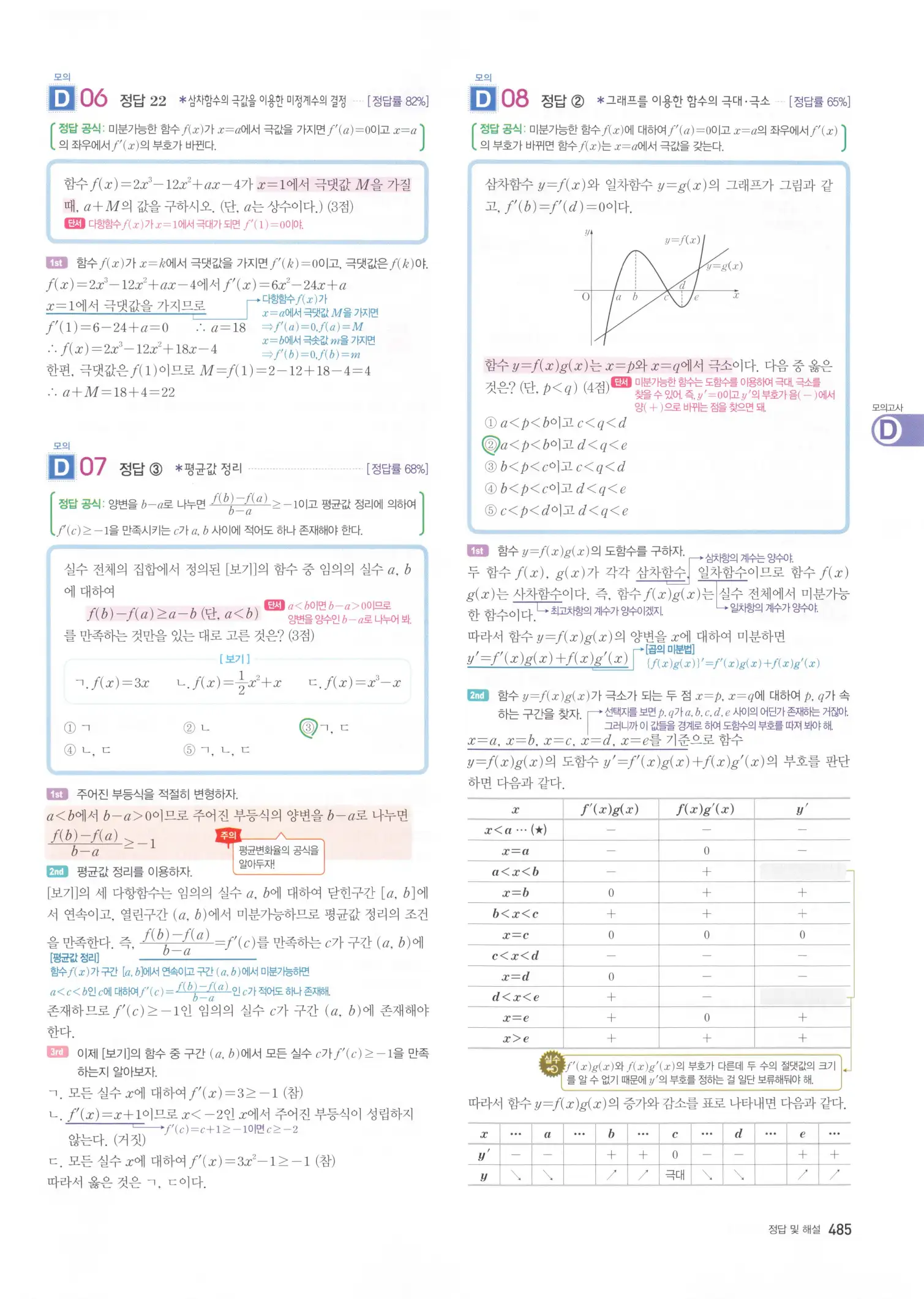 자이스토리 고2 수학2 해설 487