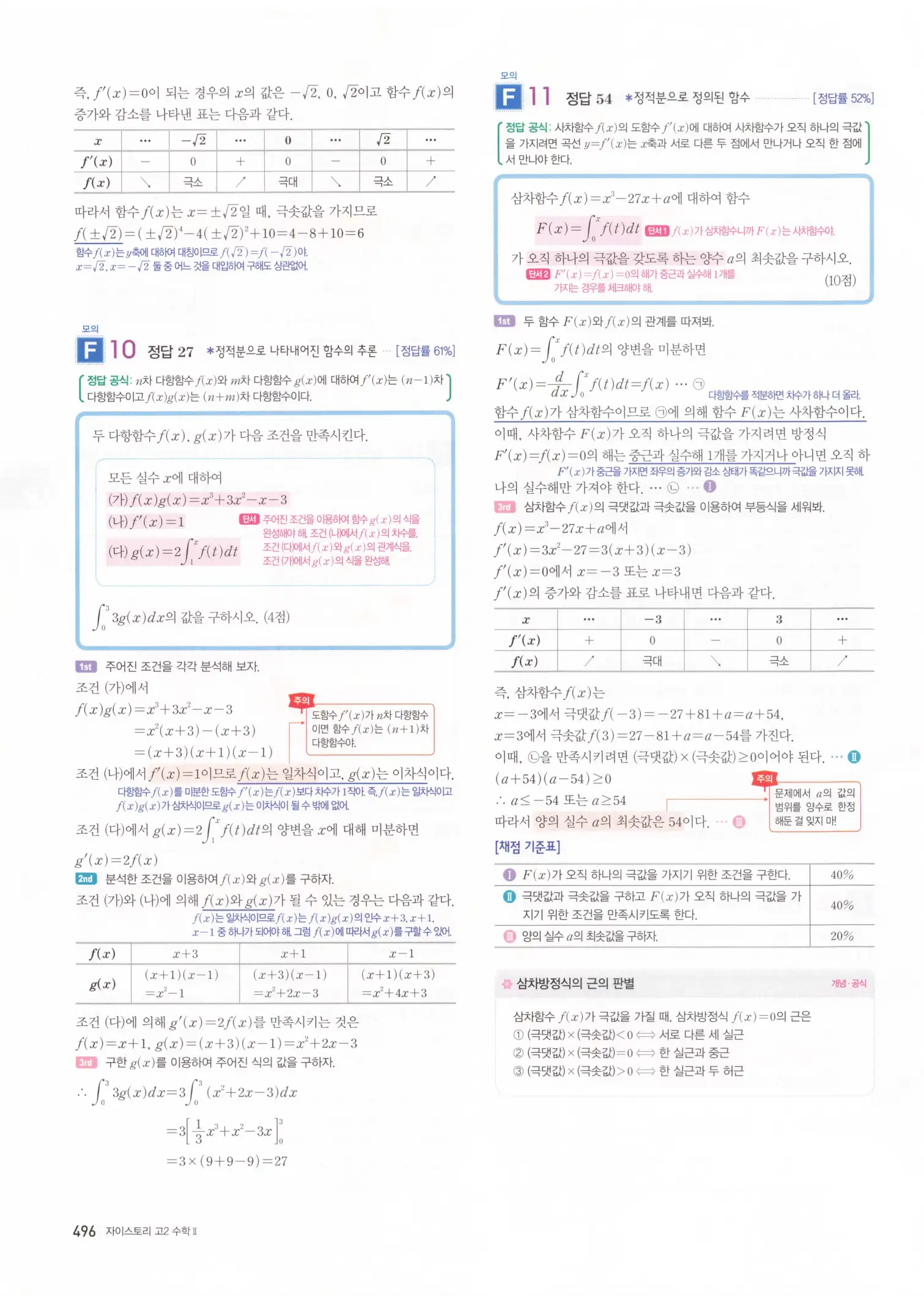 자이스토리 고2 수학2 해설 498