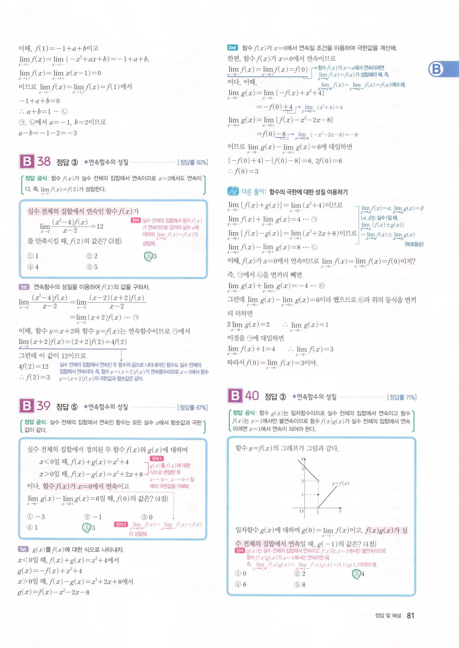 자이스토리 고2 수학2 해설 83