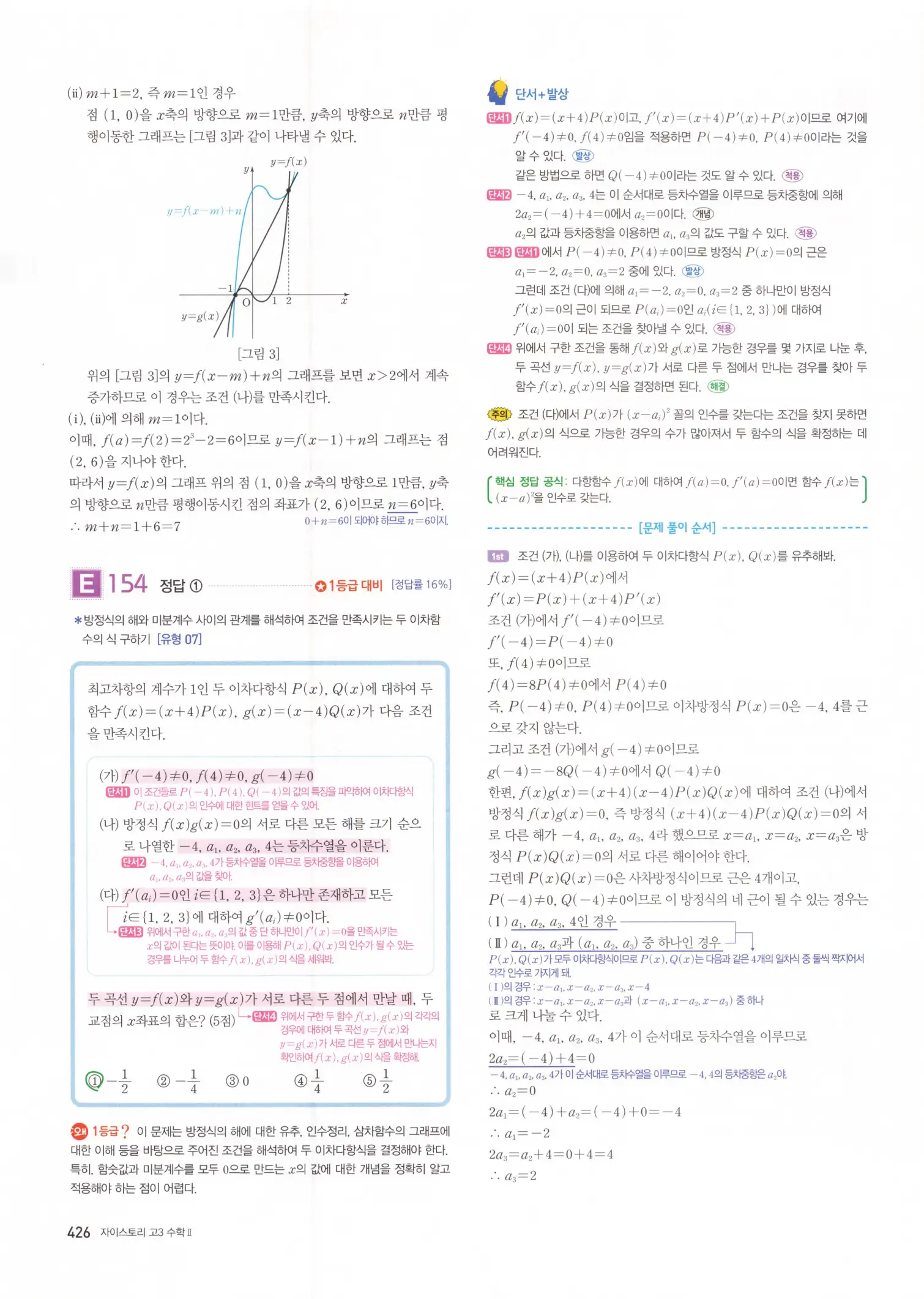 자이스토리 고3 수학2 해설 108