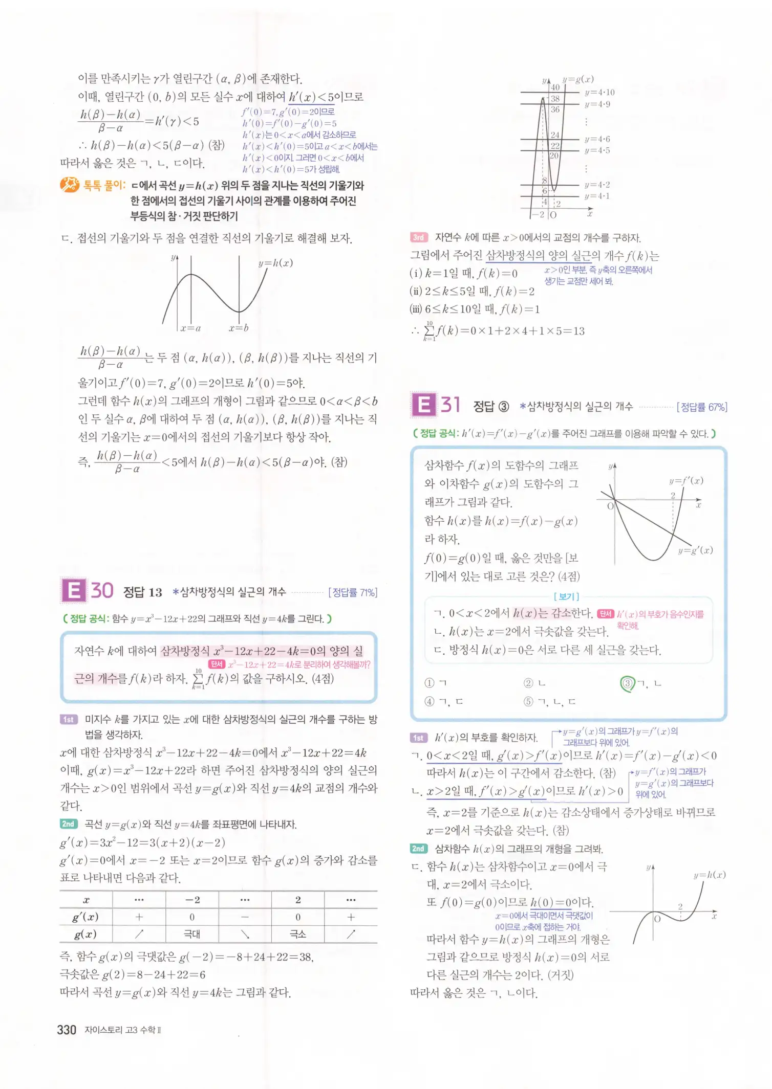 자이스토리 고3 수학2 해설 12