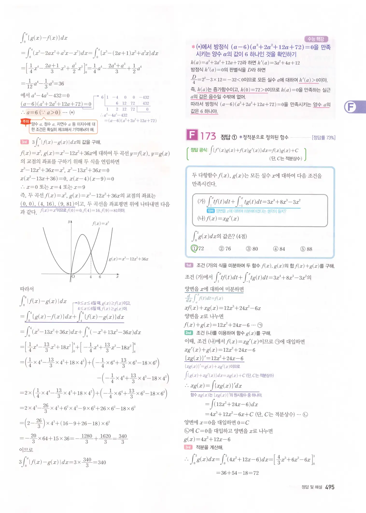 자이스토리 고3 수학2 해설 177