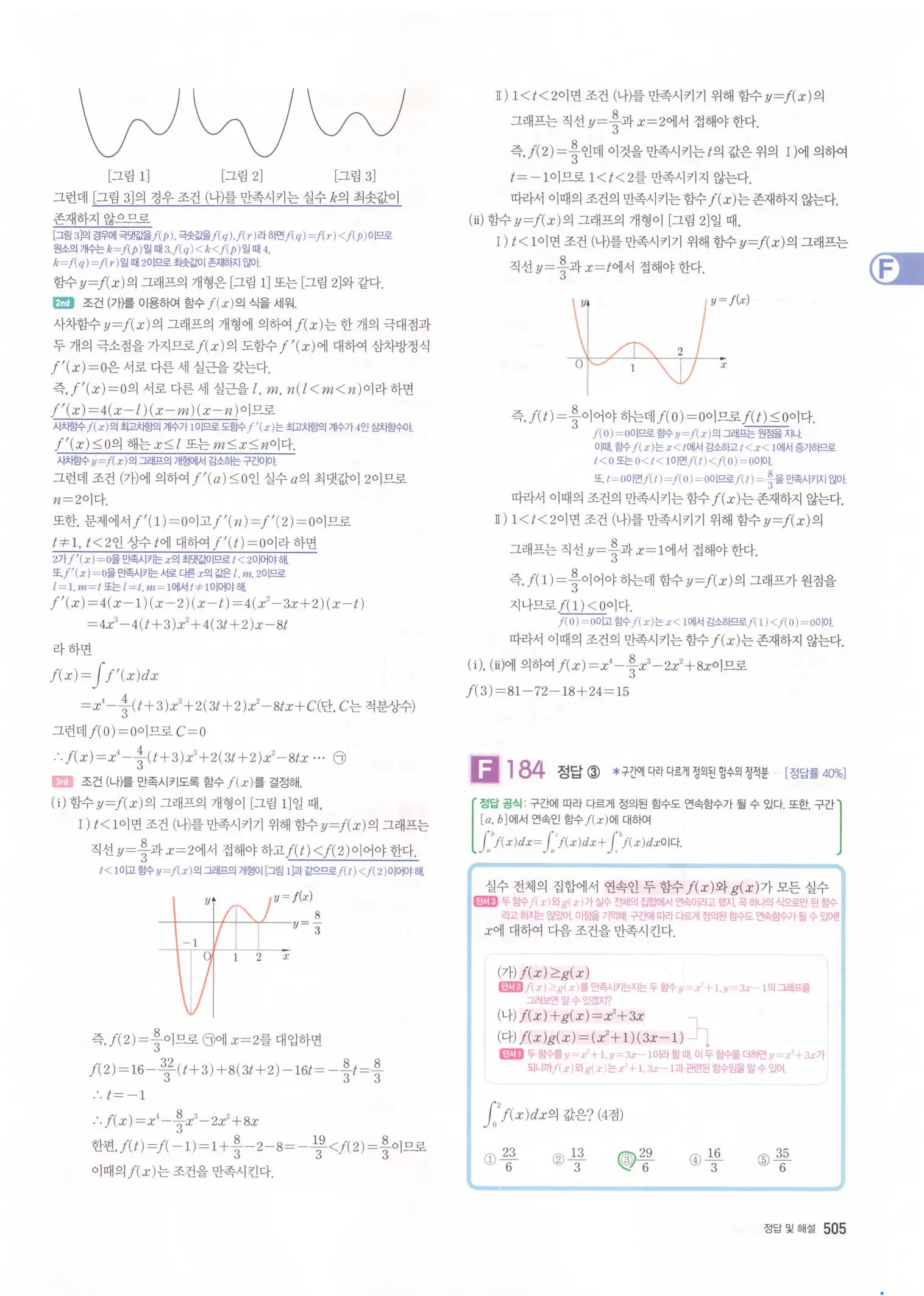 자이스토리 고3 수학2 해설 187