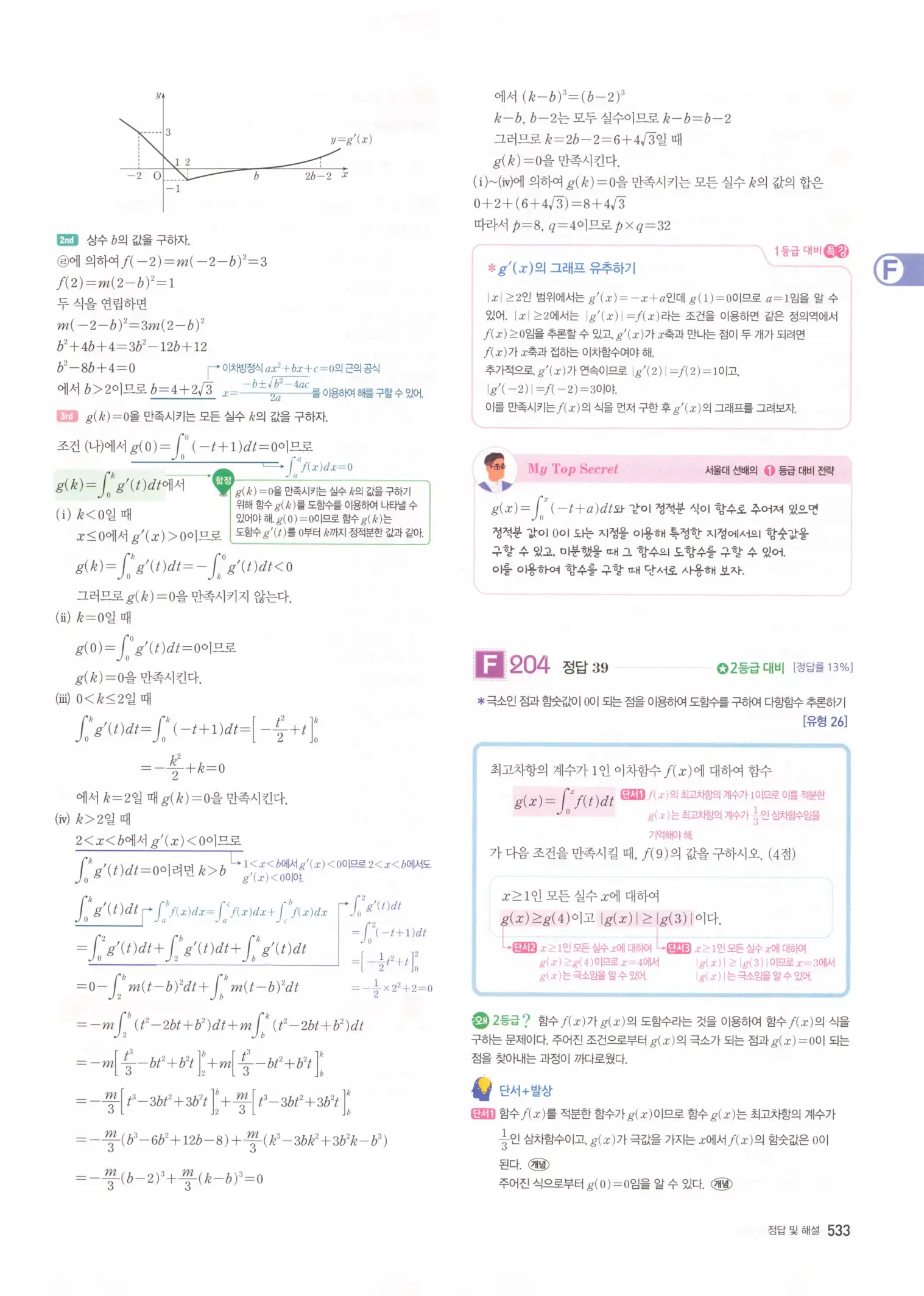 자이스토리 고3 수학2 해설 215