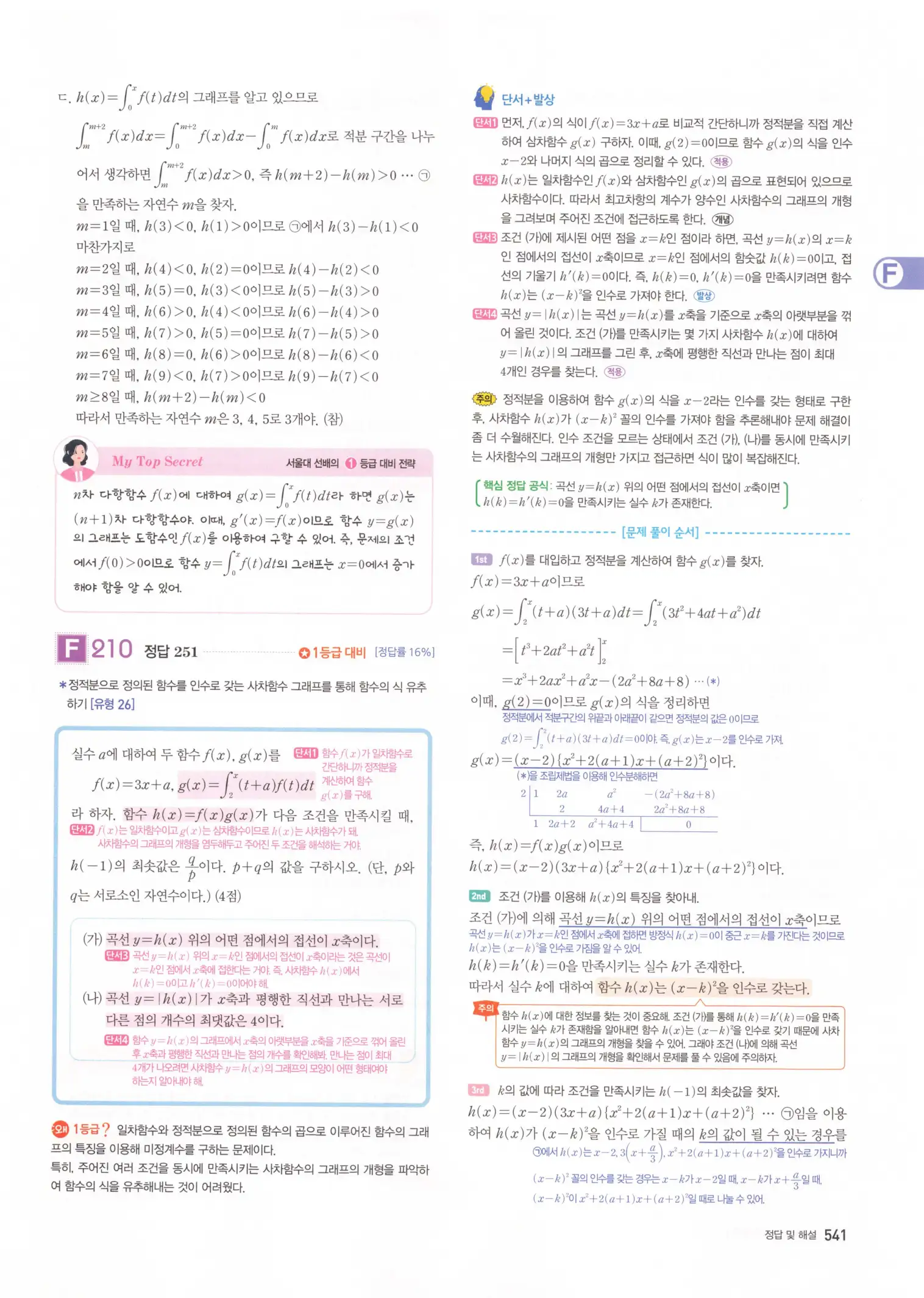 자이스토리 고3 수학2 해설 223