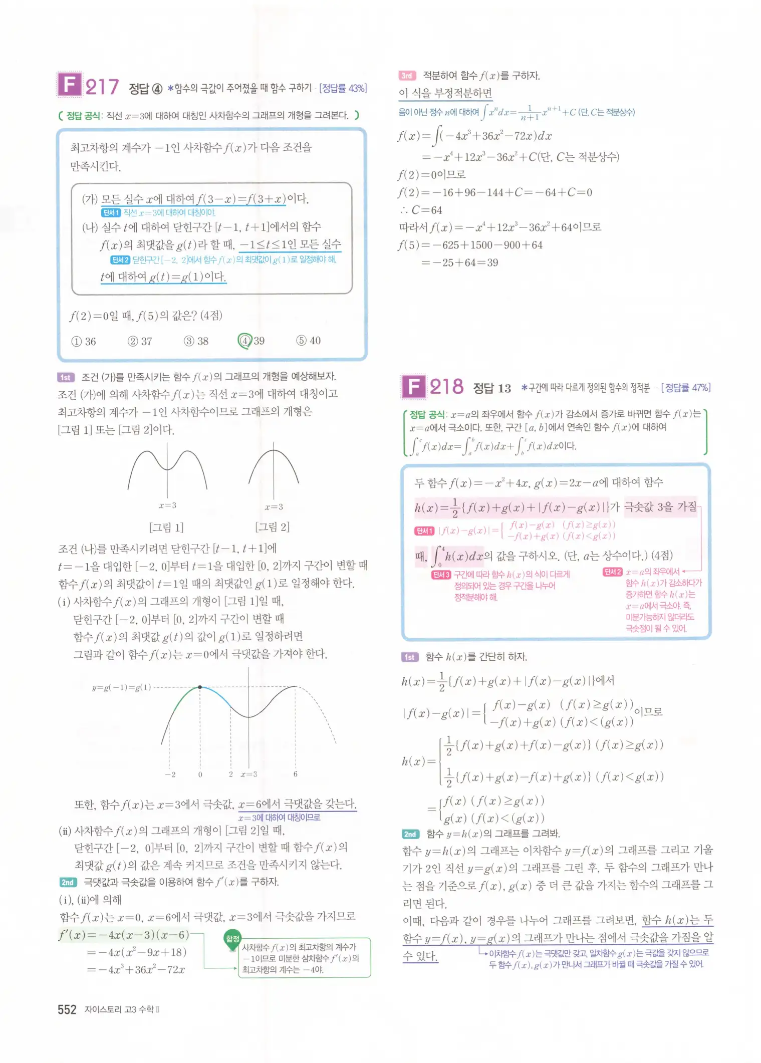 자이스토리 고3 수학2 해설 234